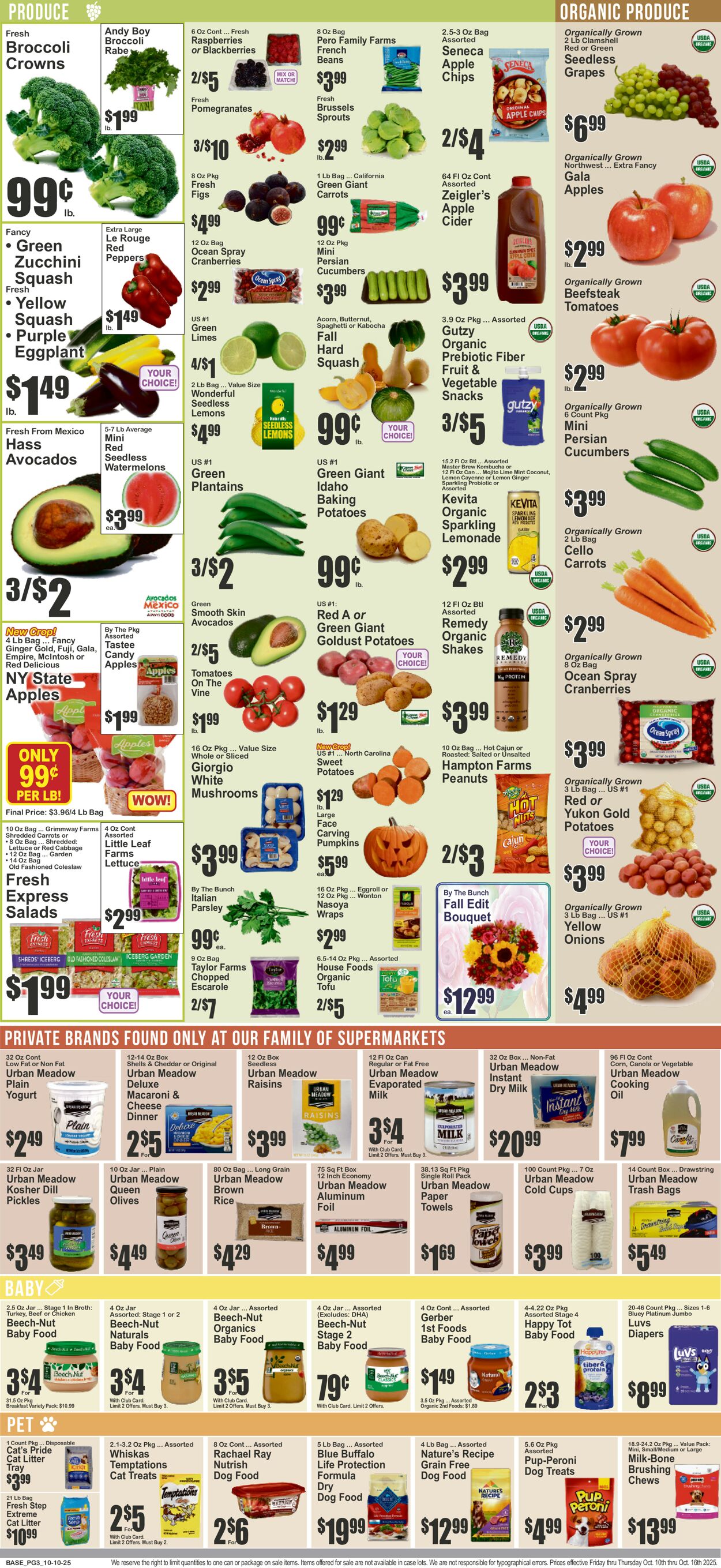 Catalogue Key Food from 10/10/2025