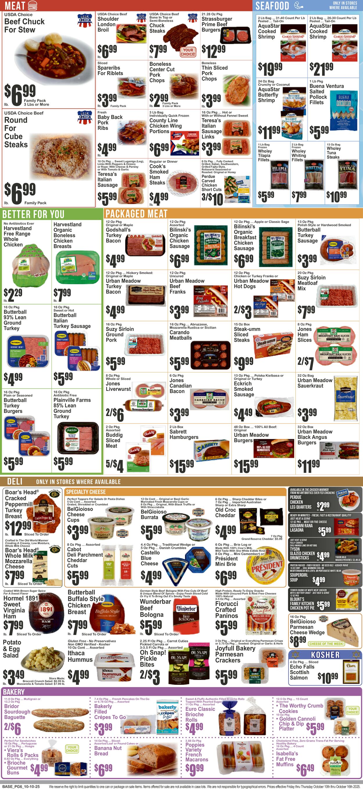 Catalogue Key Food from 10/10/2025