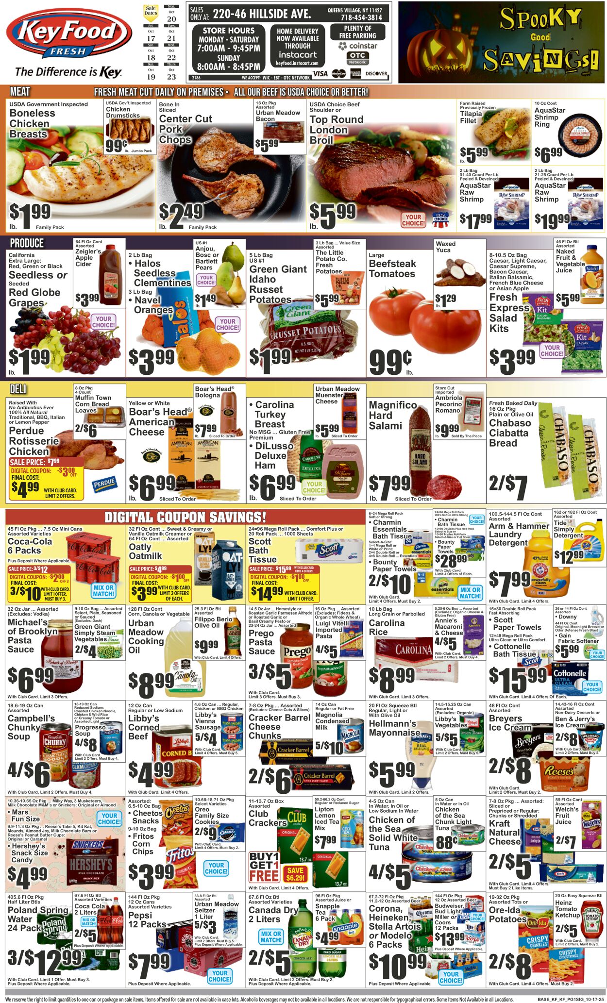 Catalogue Key Food from 10/17/2025