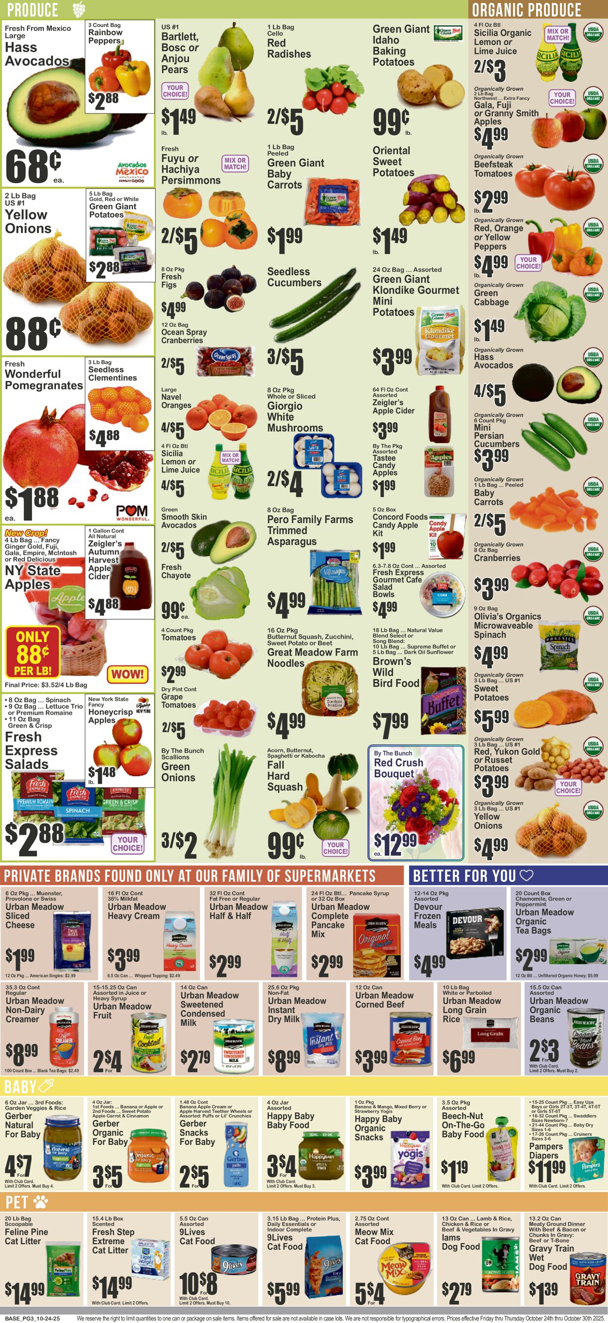 Catalogue Key Food from 10/24/2025