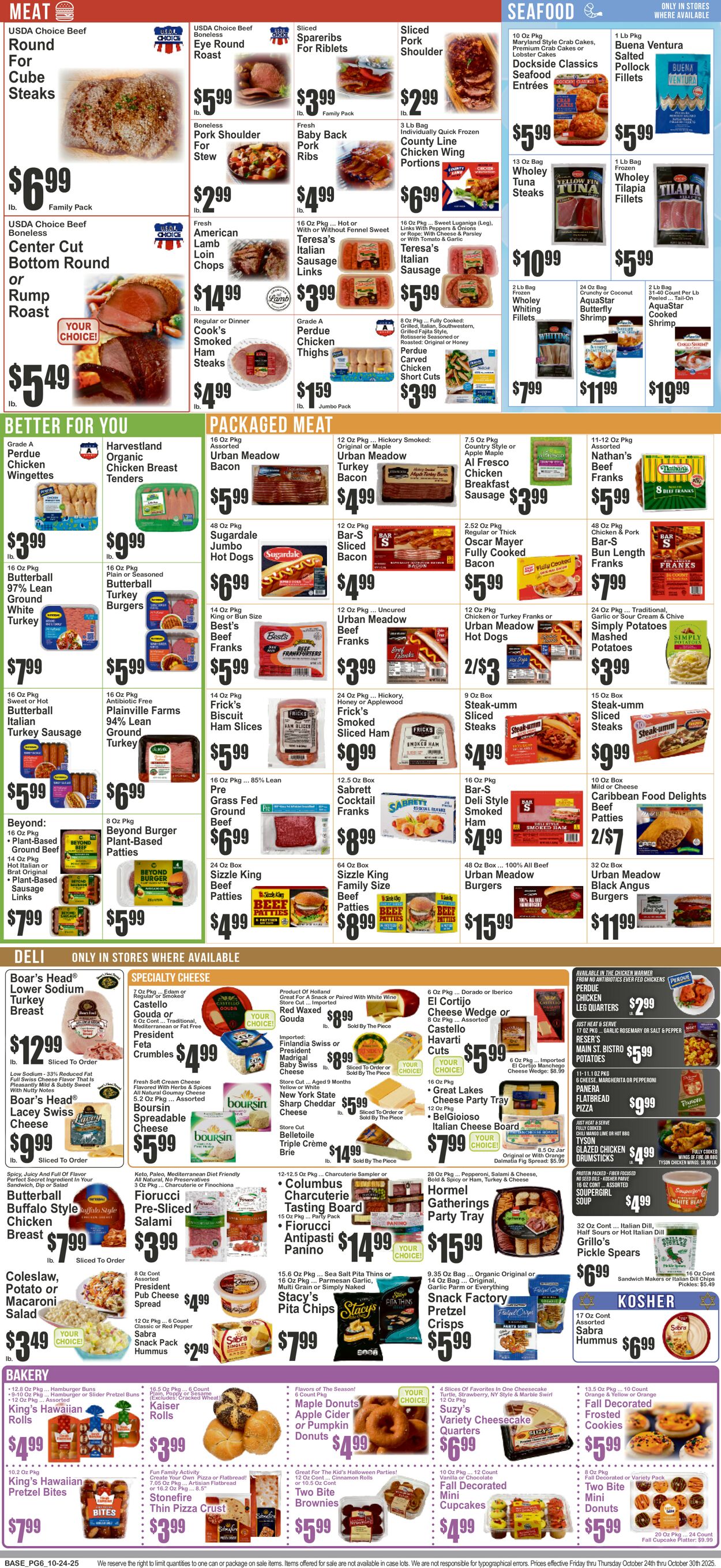 Catalogue Key Food from 10/24/2025