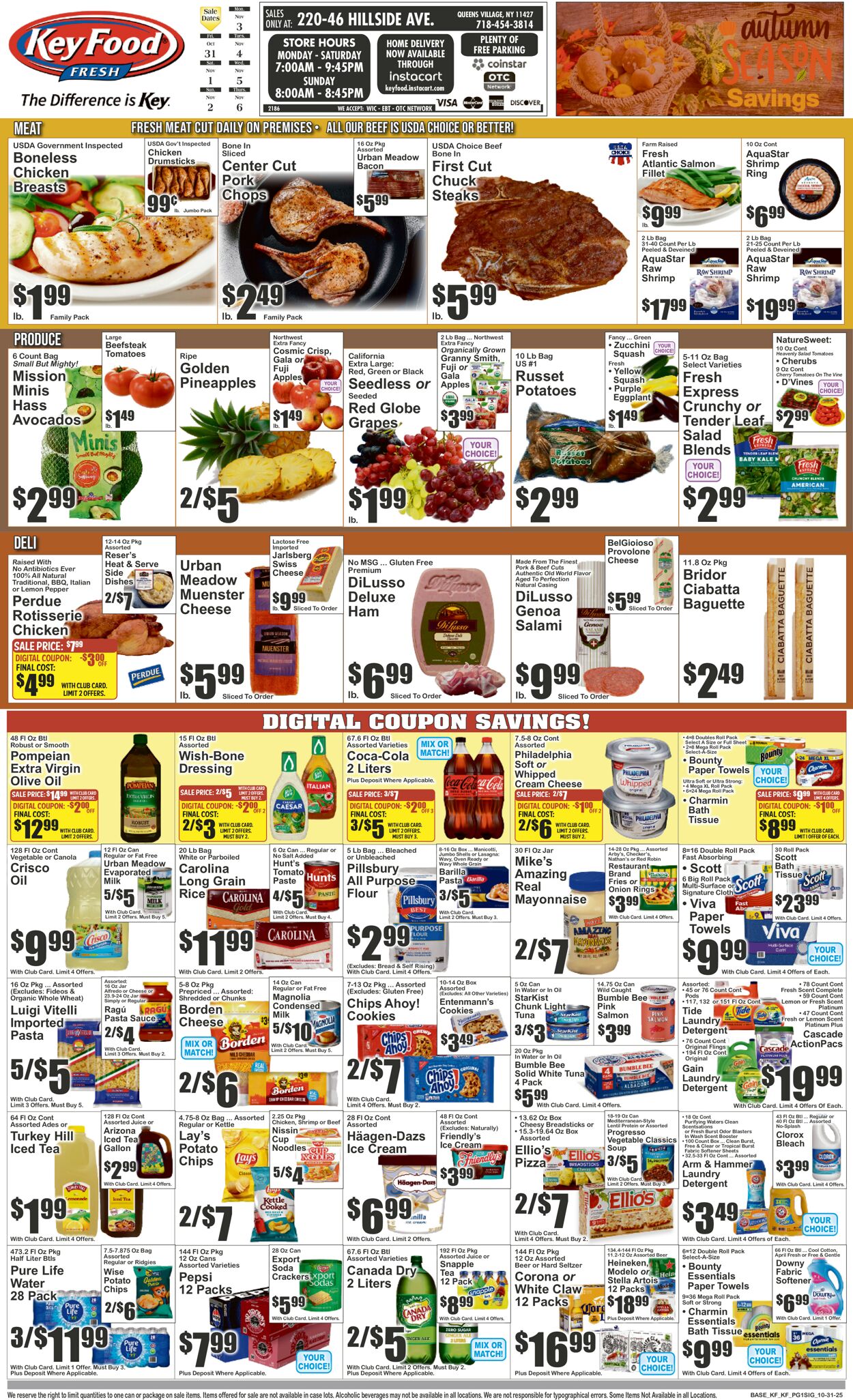 Catalogue Key Food from 10/31/2025