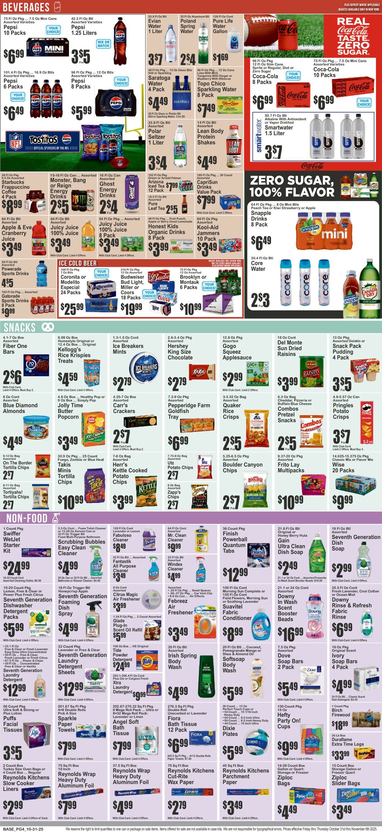 Catalogue Key Food from 10/31/2025