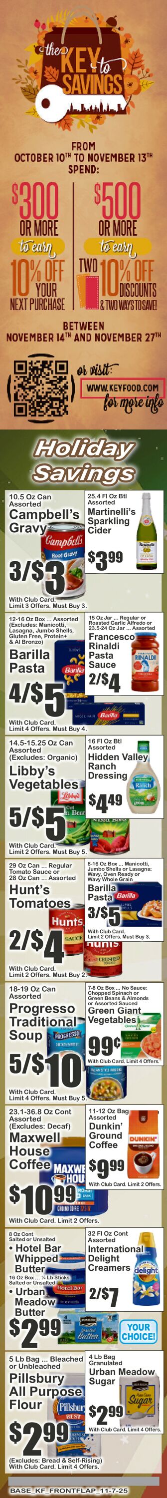 Catalogue Key Food from 11/07/2025