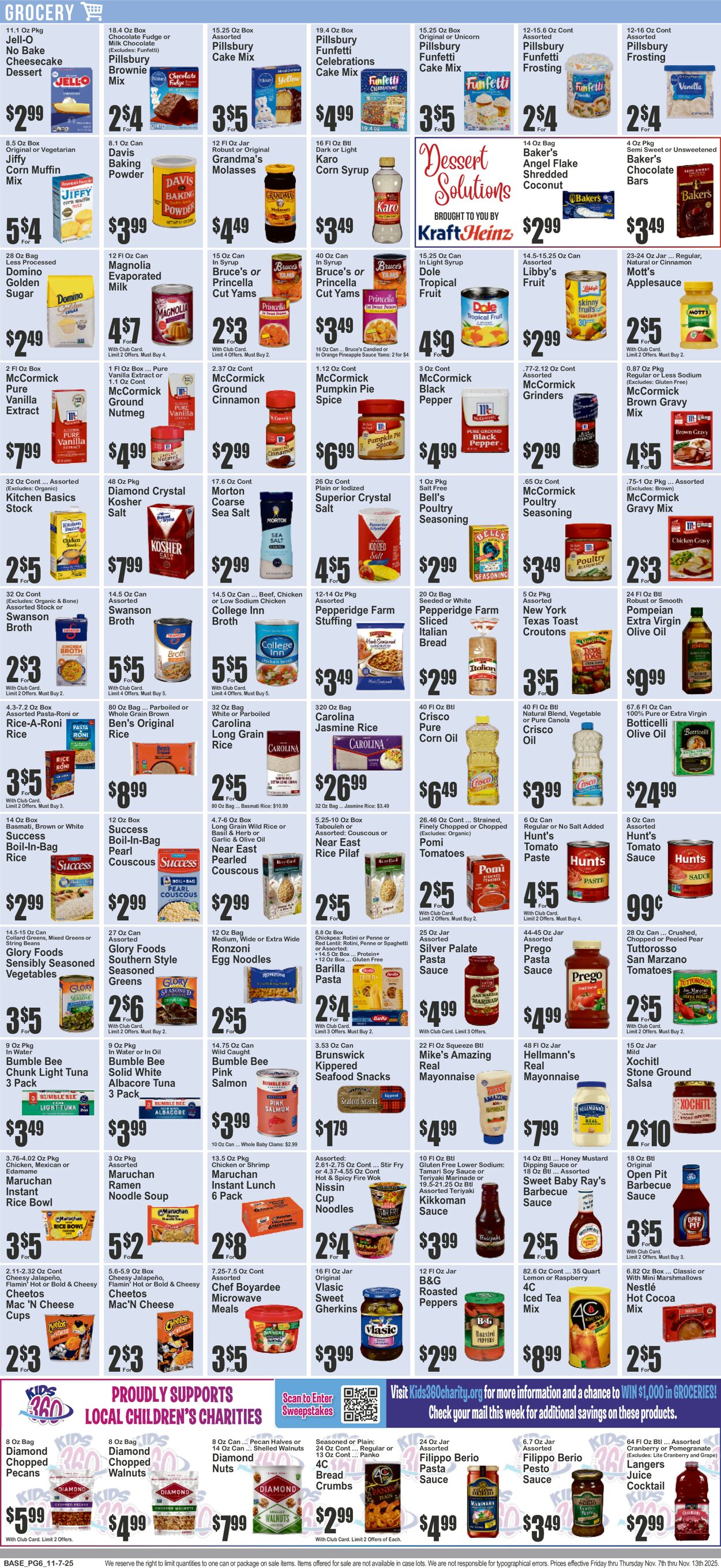 Catalogue Key Food from 11/07/2025