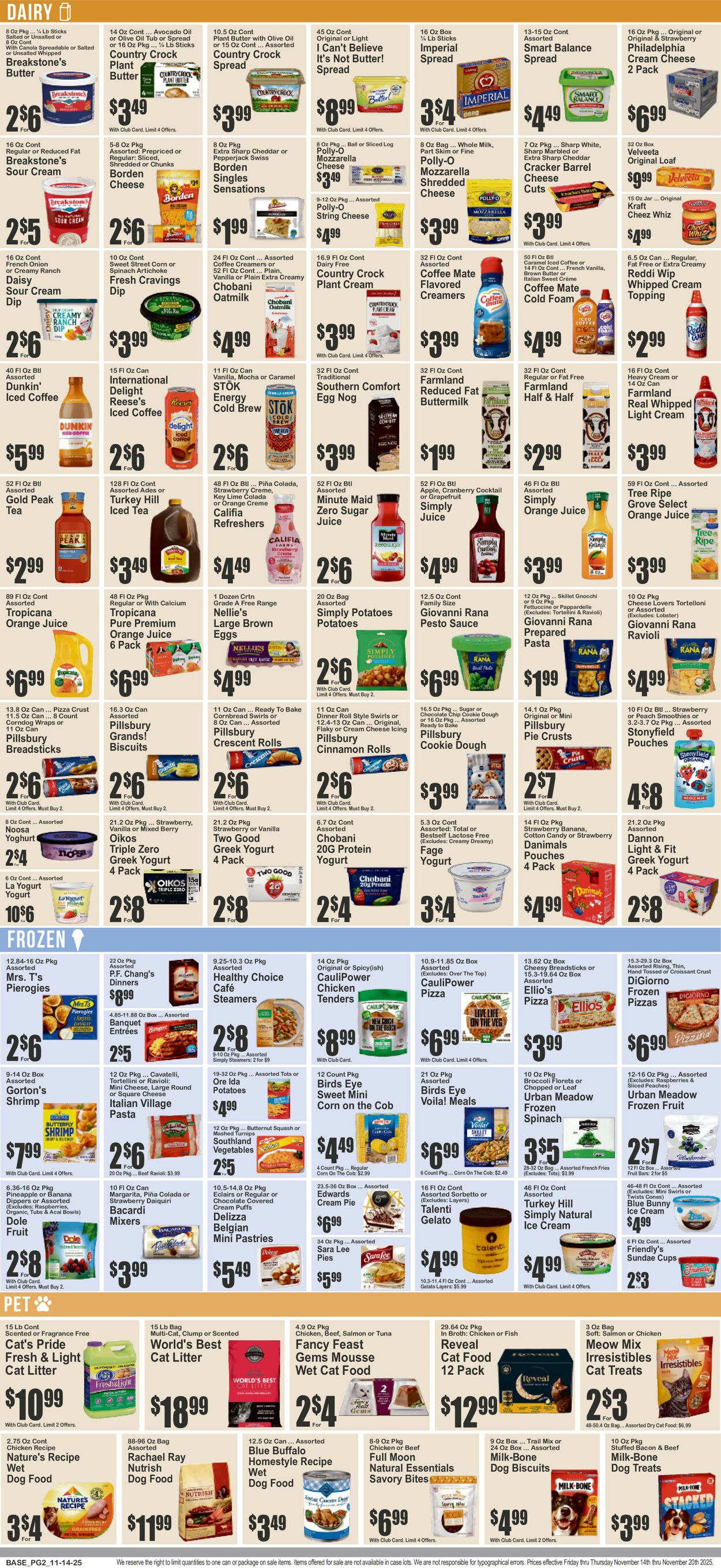 Catalogue Key Food from 11/14/2025