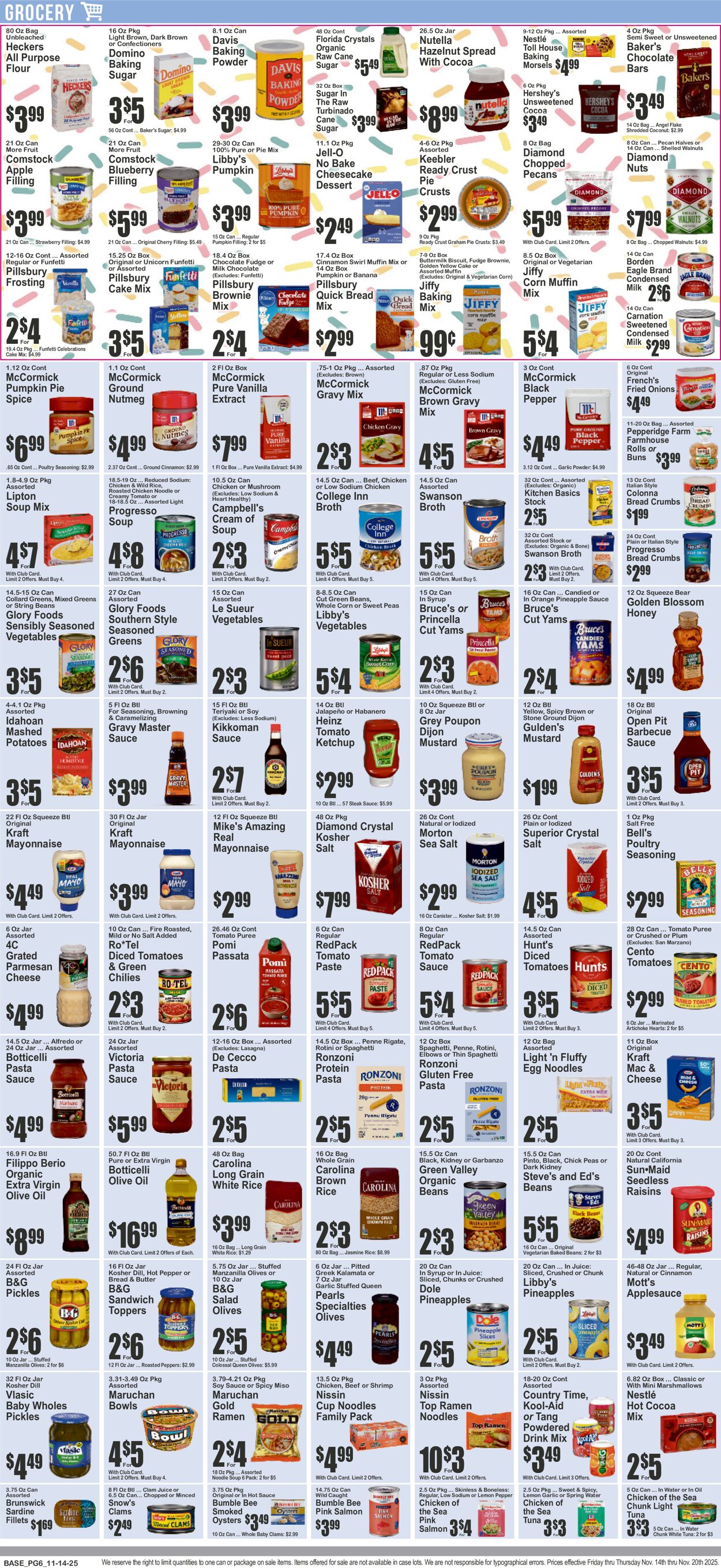 Catalogue Key Food from 11/14/2025