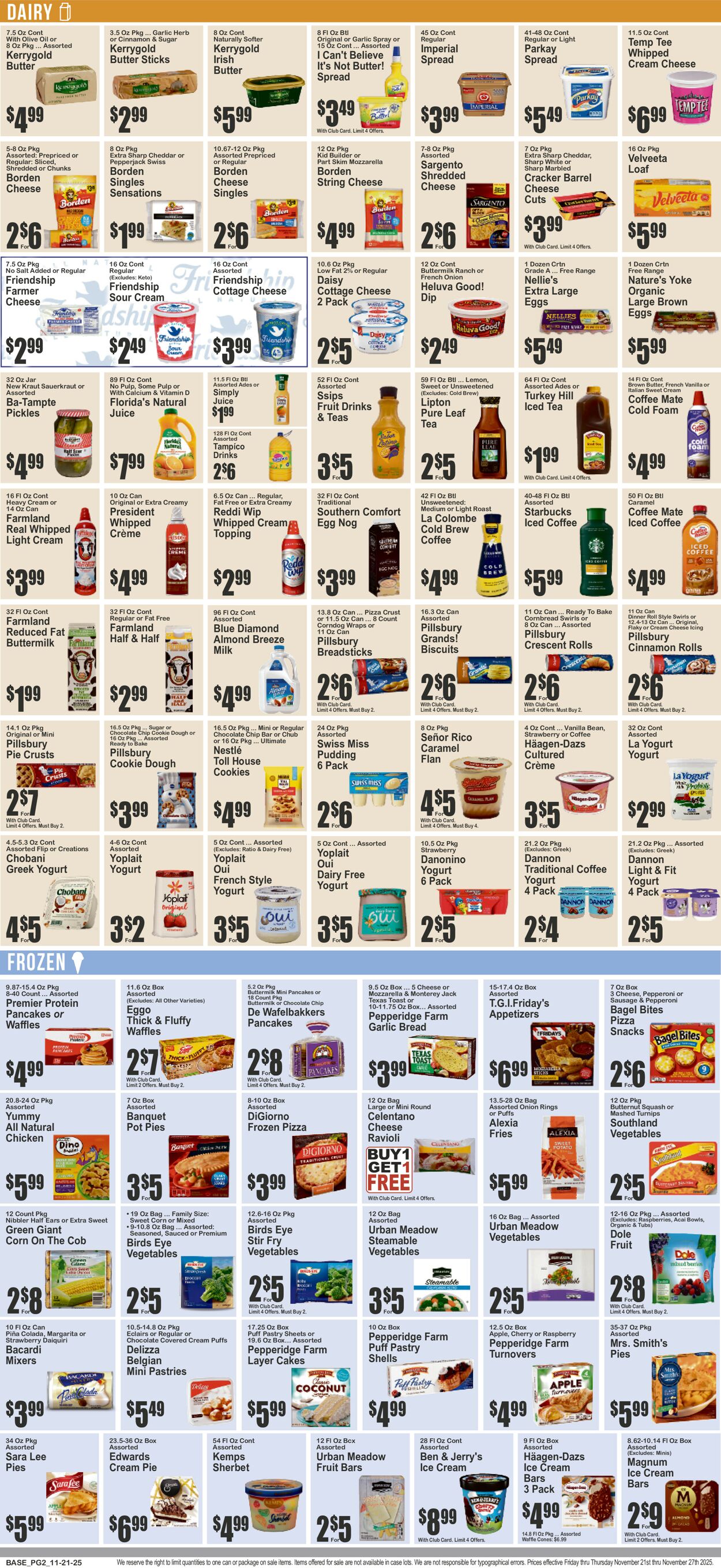 Catalogue Key Food from 11/21/2025
