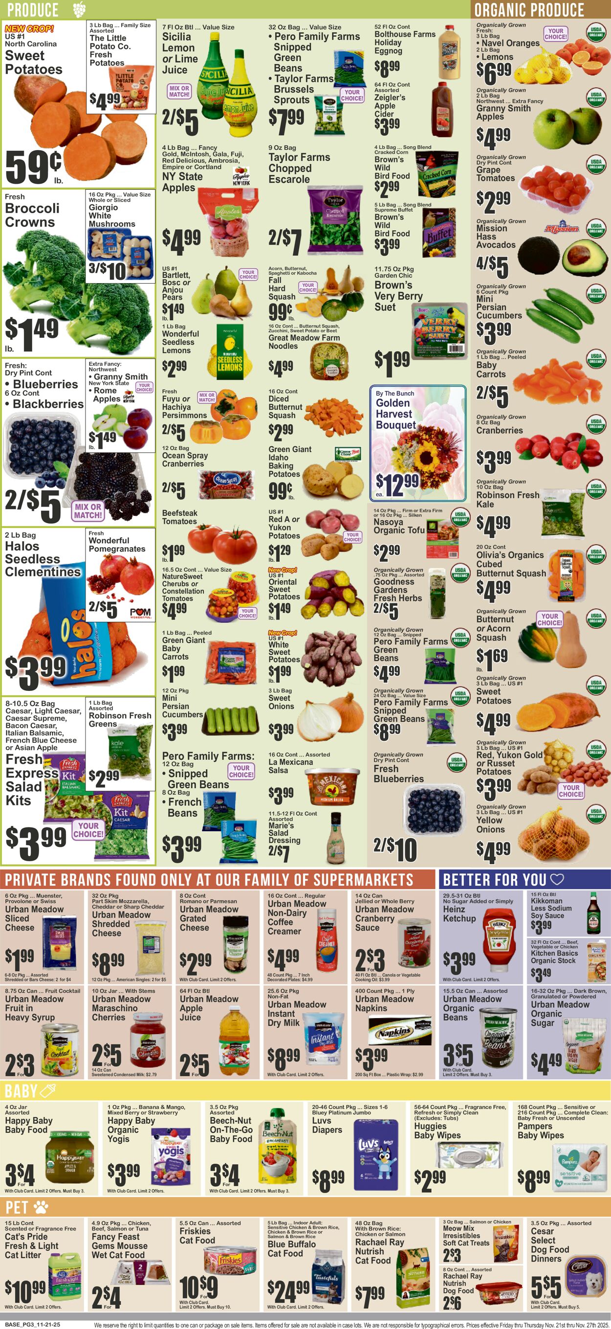 Catalogue Key Food from 11/21/2025