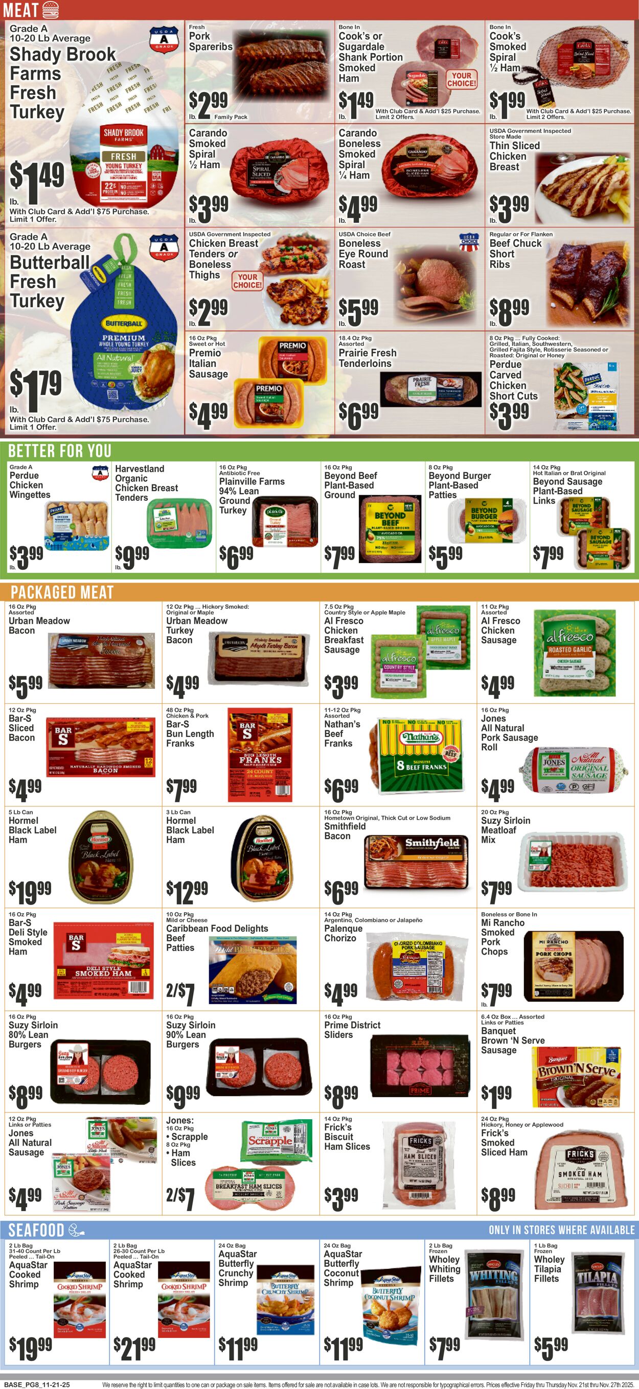 Catalogue Key Food from 11/21/2025