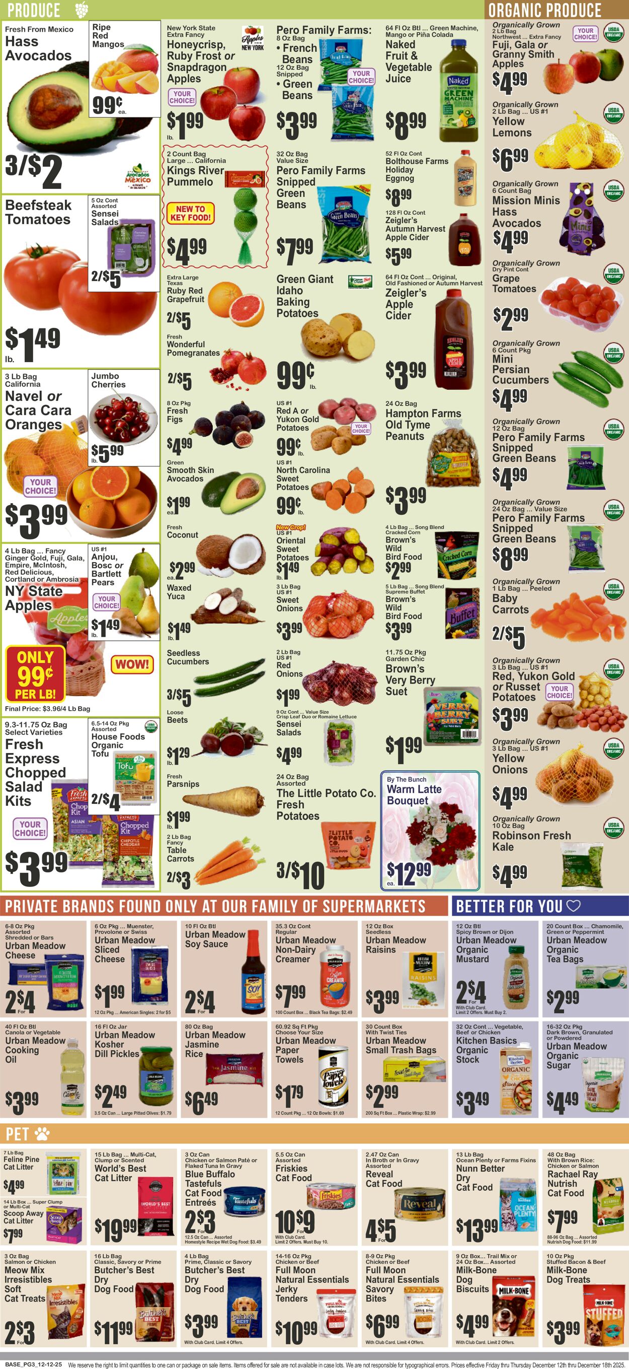 Catalogue Key Food from 12/12/2025