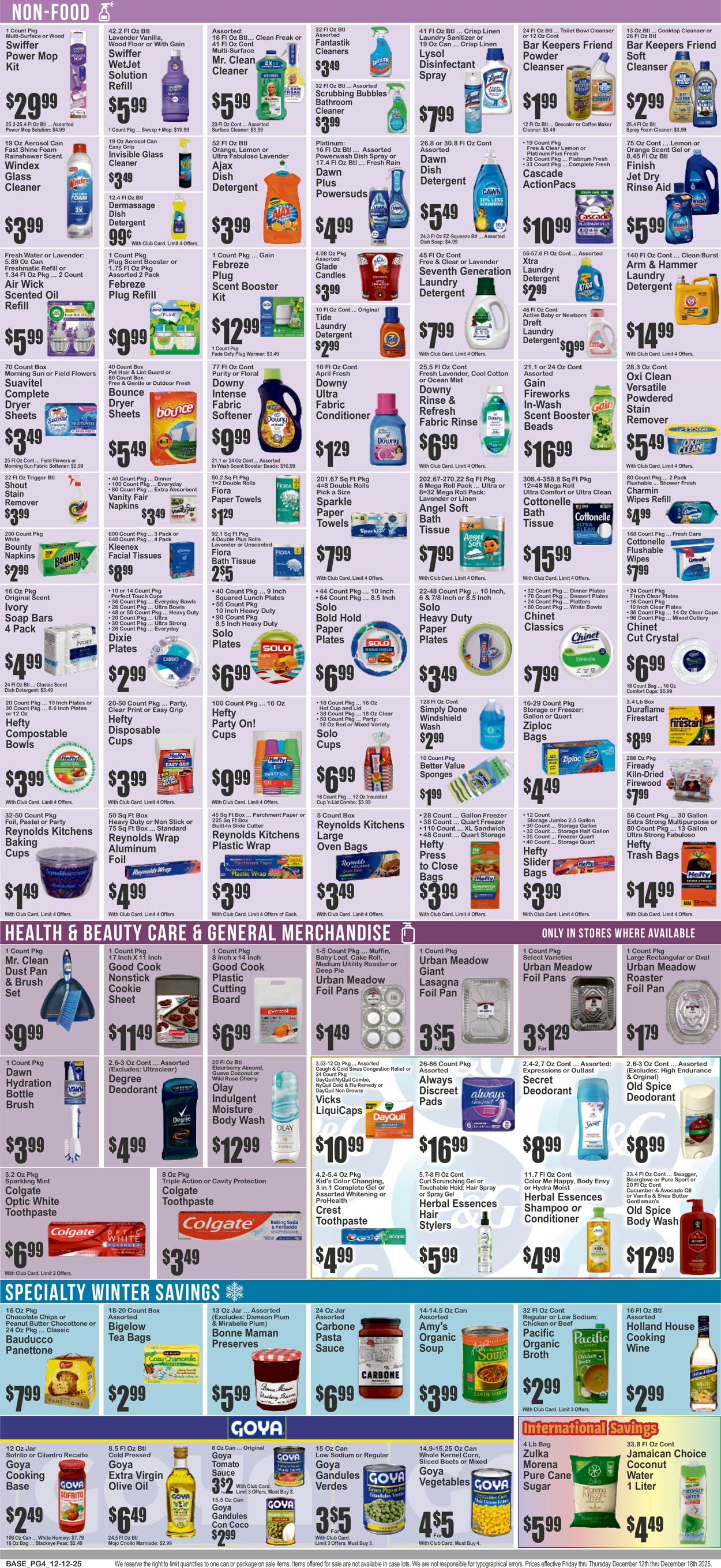 Catalogue Key Food from 12/12/2025