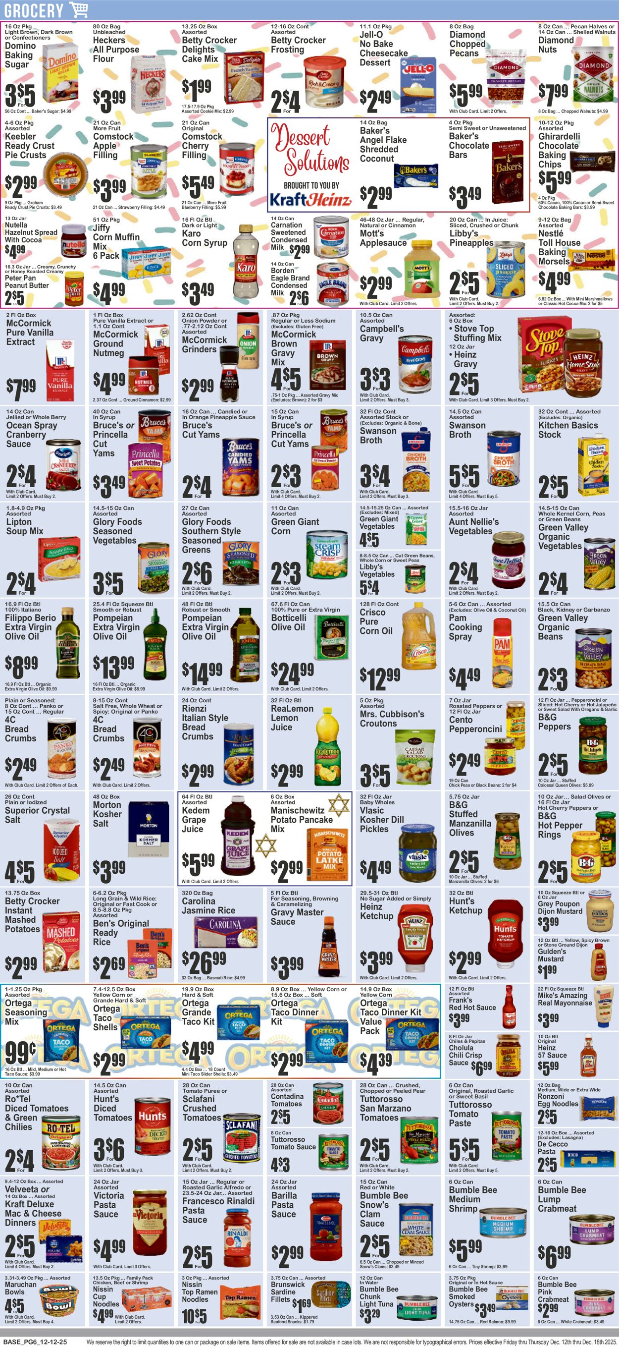 Catalogue Key Food from 12/12/2025