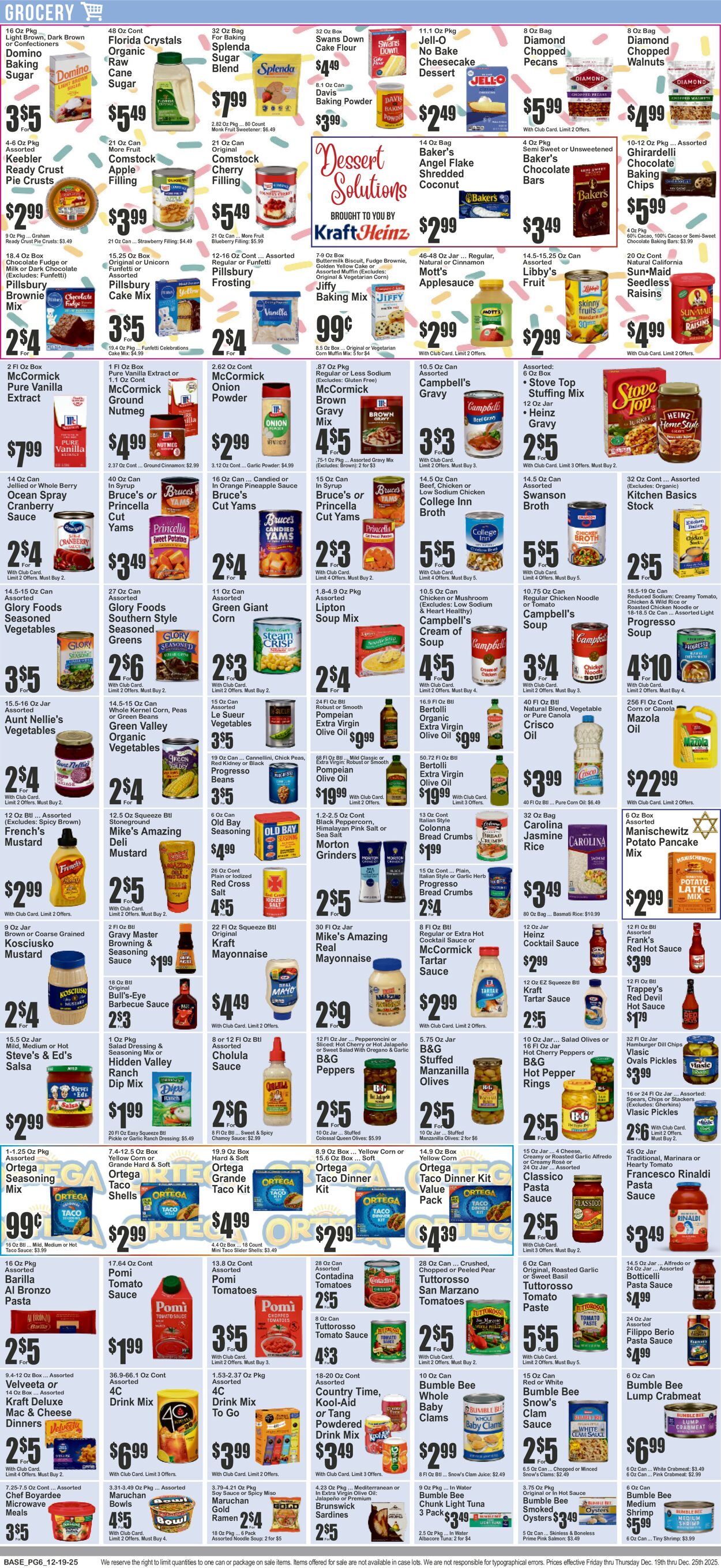 Catalogue Key Food from 12/19/2025