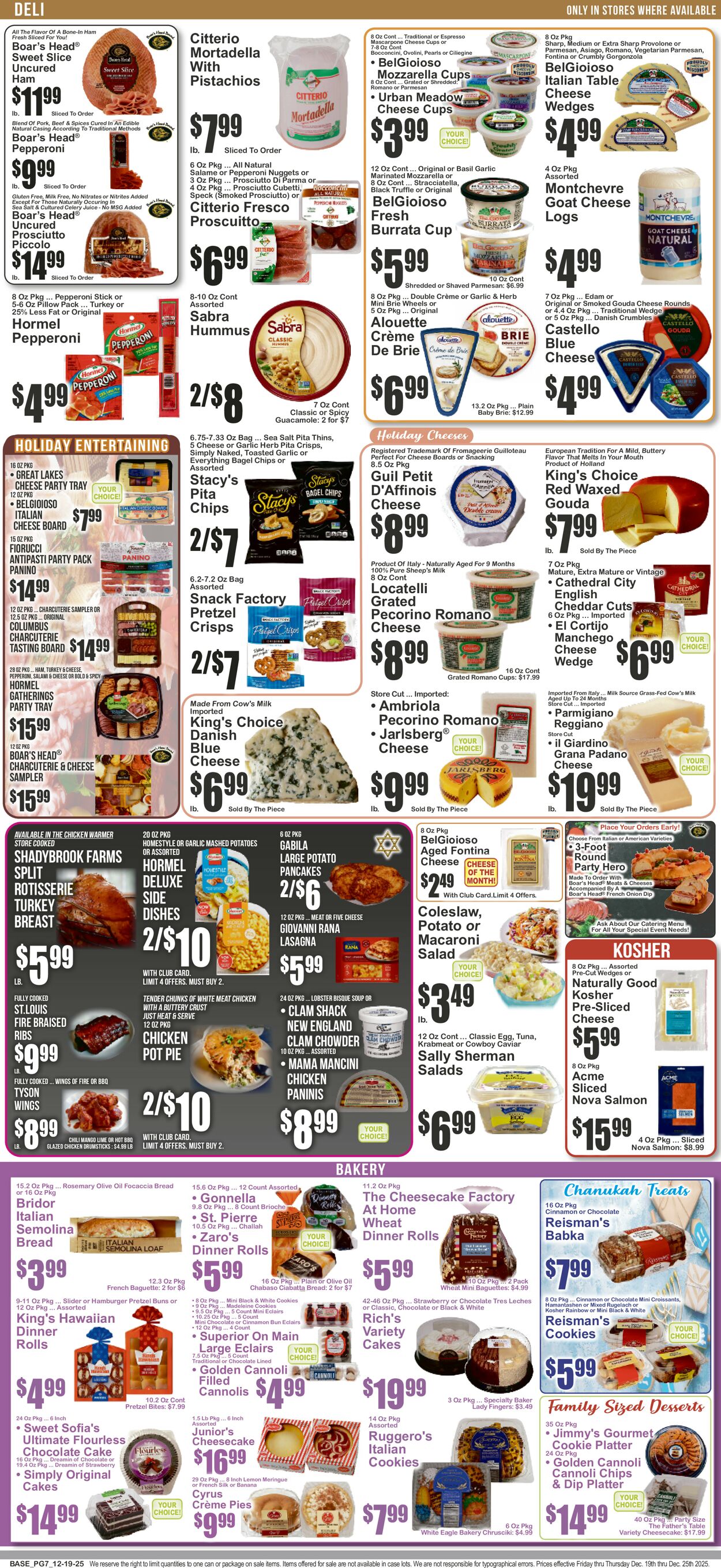 Catalogue Key Food from 12/19/2025