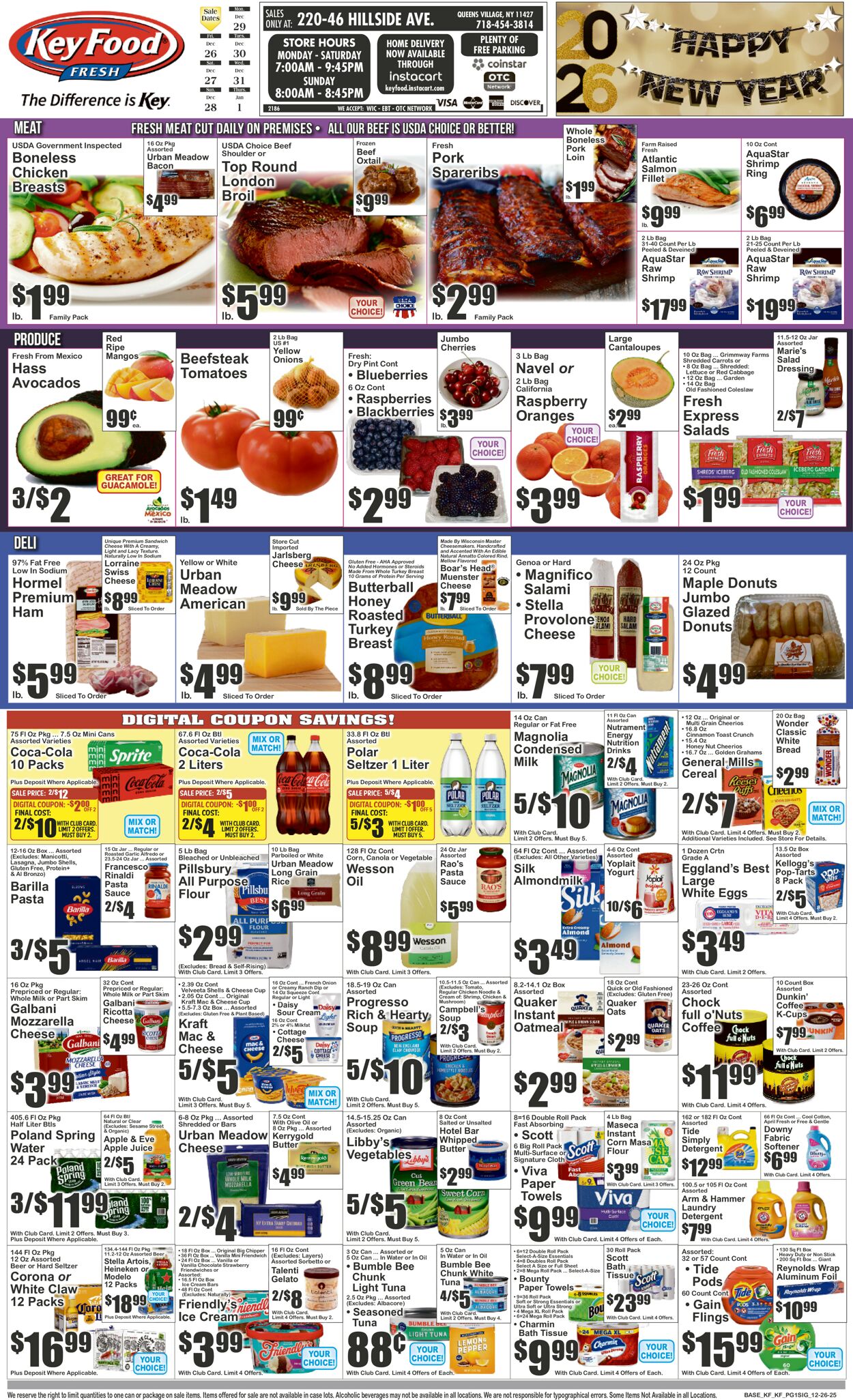 Catalogue Key Food from 12/26/2025