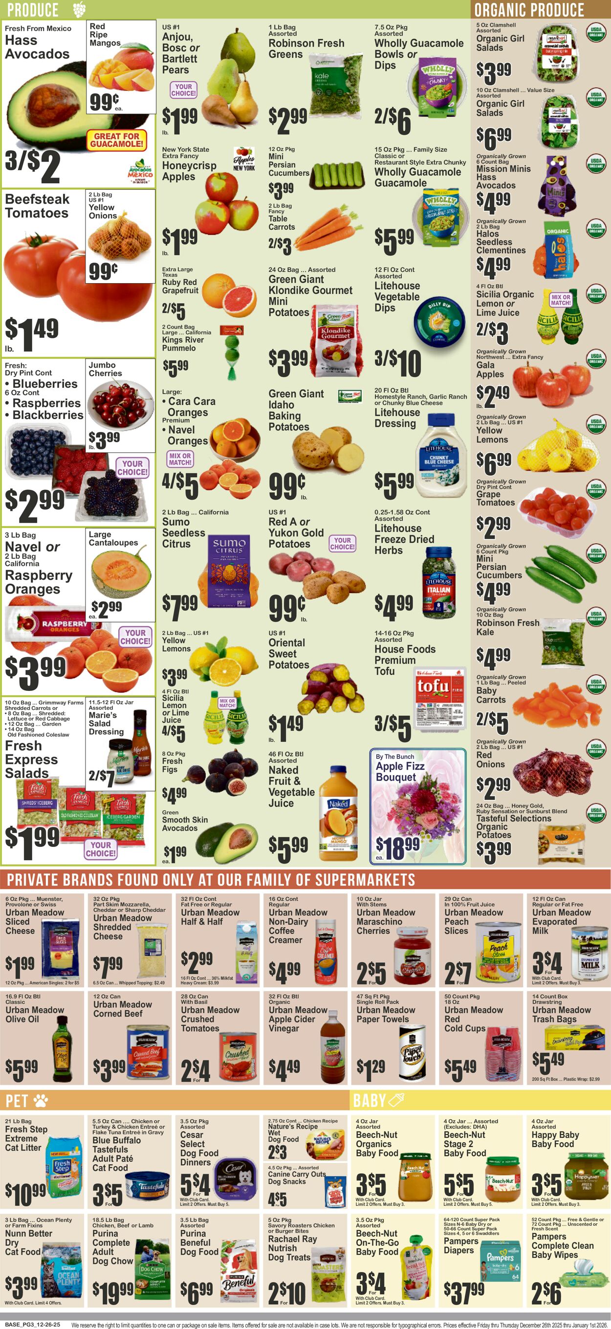 Catalogue Key Food from 12/26/2025