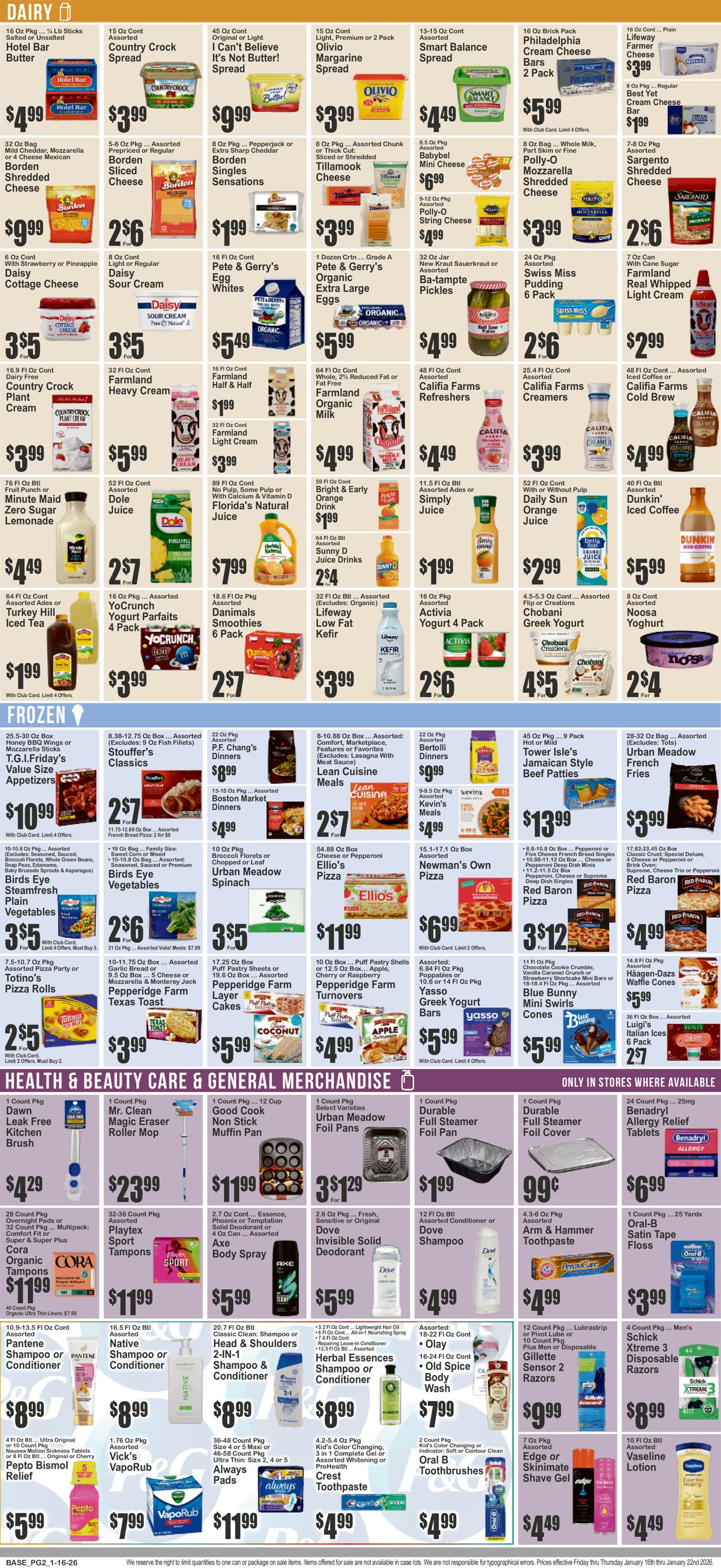 Catalogue Key Food from 01/16/2026