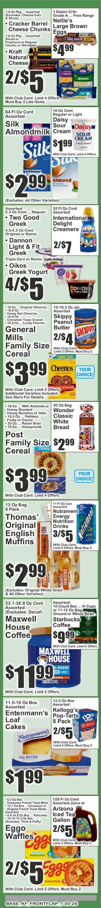 Catalogue Key Food from 01/30/2026