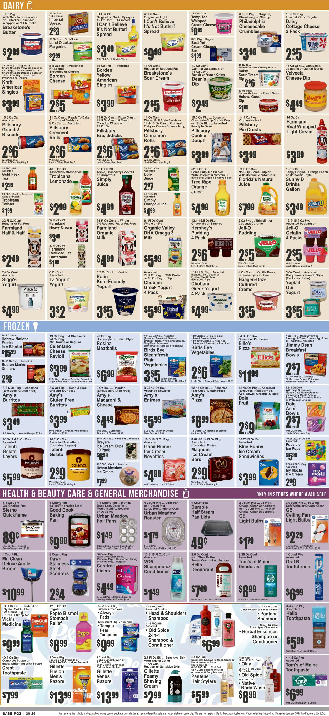 Catalogue Key Food from 01/30/2026