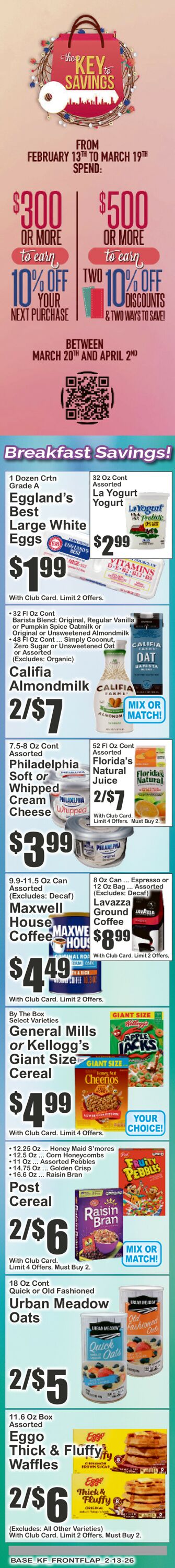 Catalogue Key Food from 02/13/2026