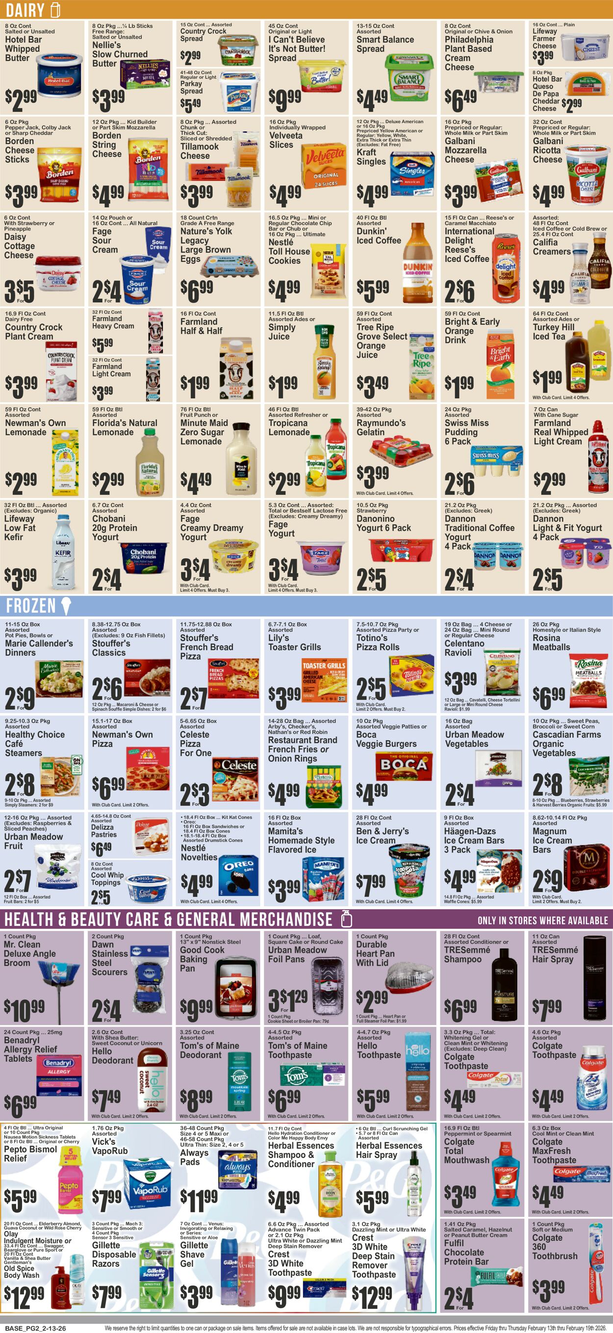 Catalogue Key Food from 02/13/2026