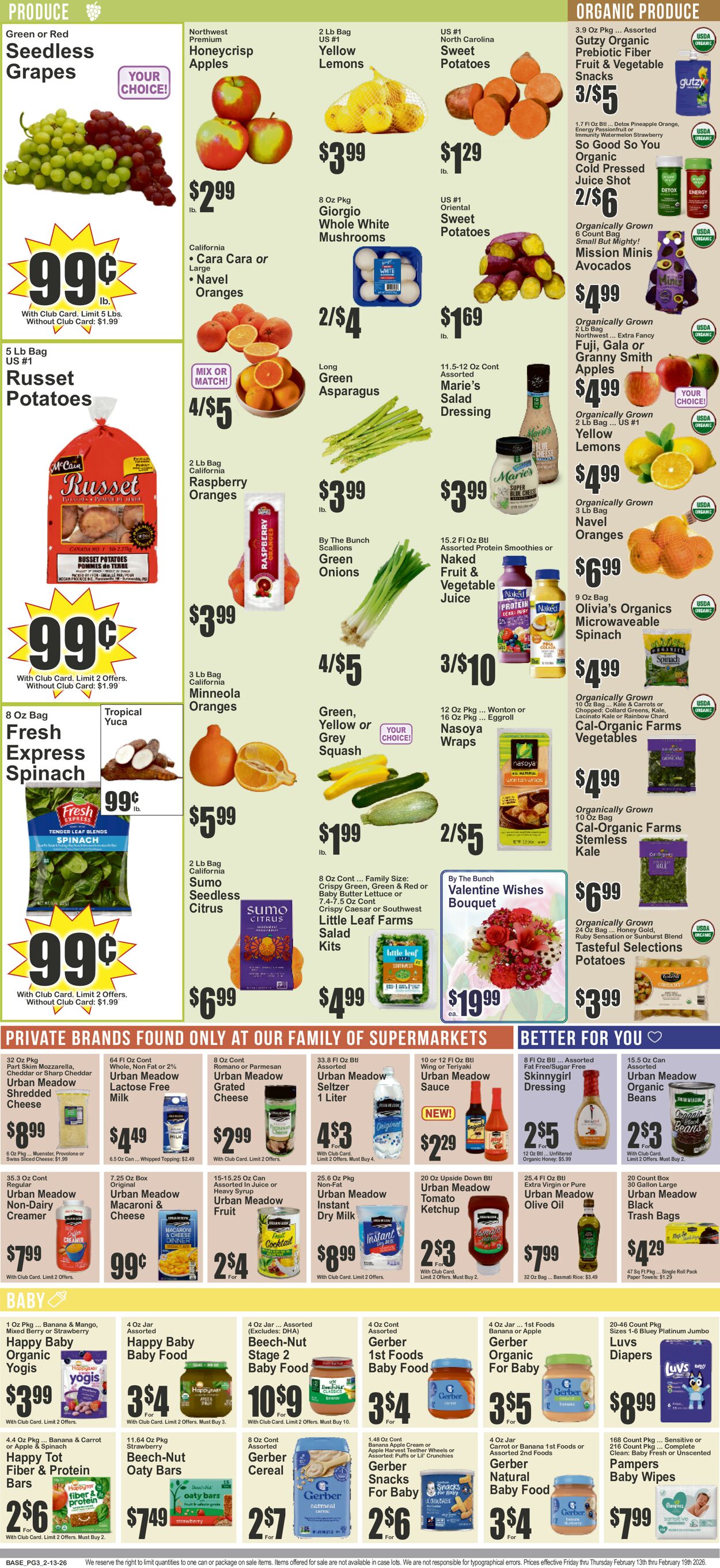 Catalogue Key Food from 02/13/2026