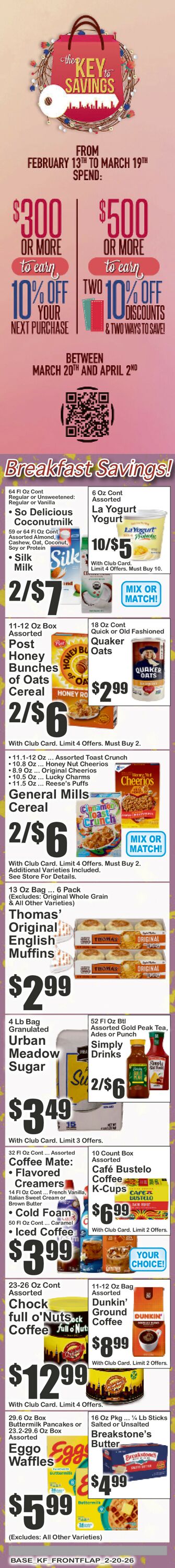 Catalogue Key Food from 02/20/2026