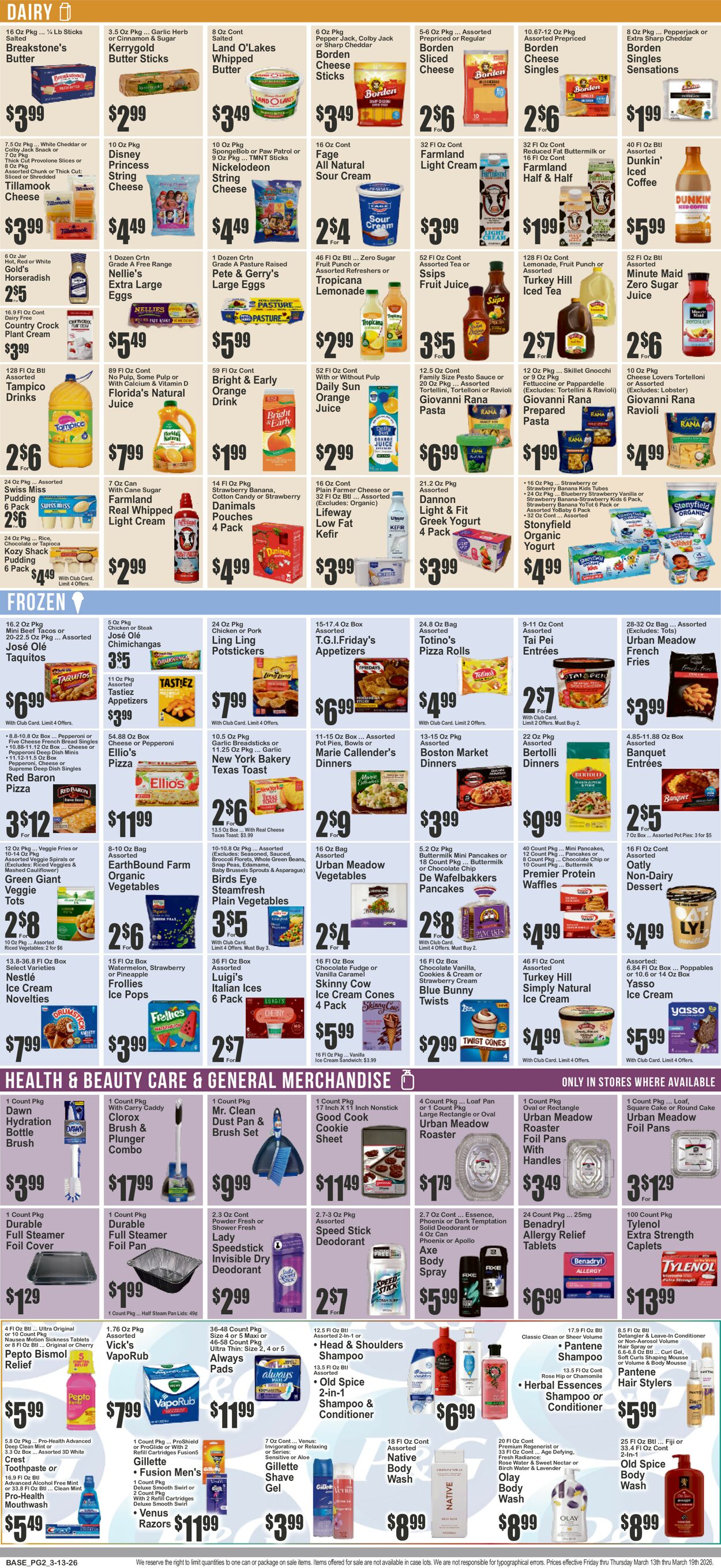 Catalogue Key Food from 03/13/2026