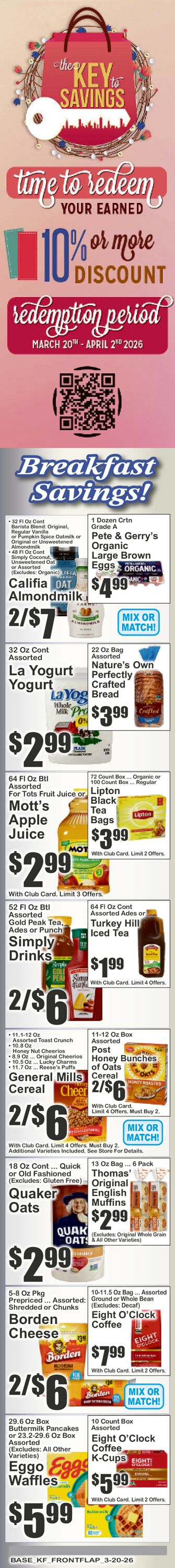 Catalogue Key Food from 03/20/2026