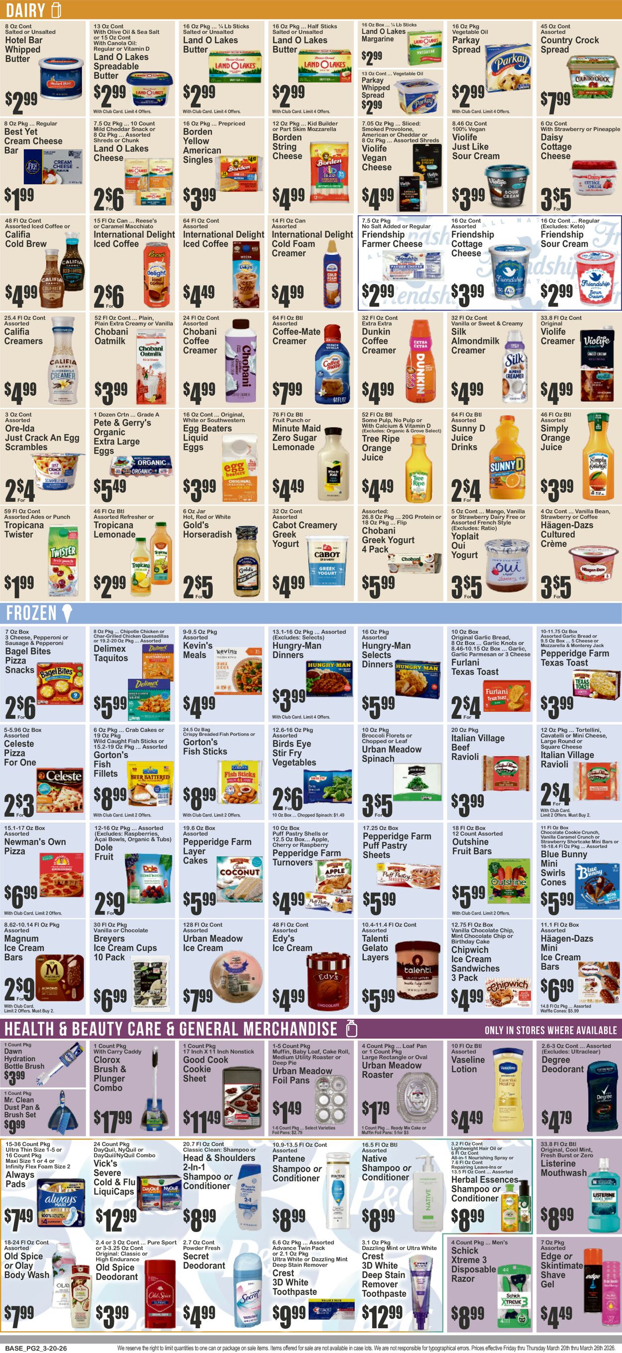 Catalogue Key Food from 03/20/2026