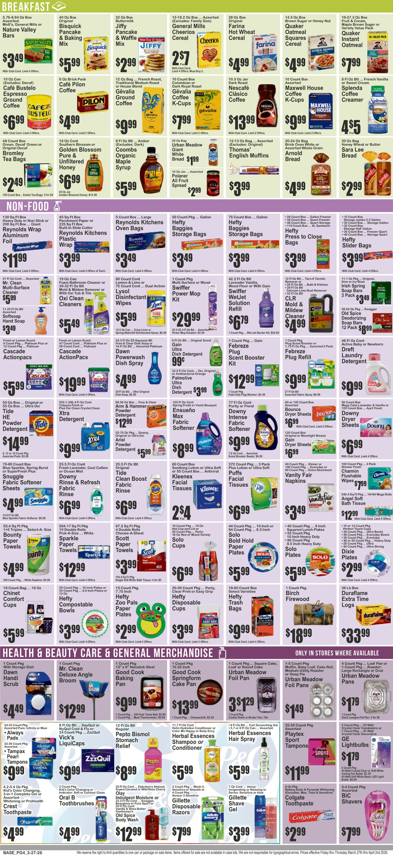 Catalogue Key Food from 03/27/2026