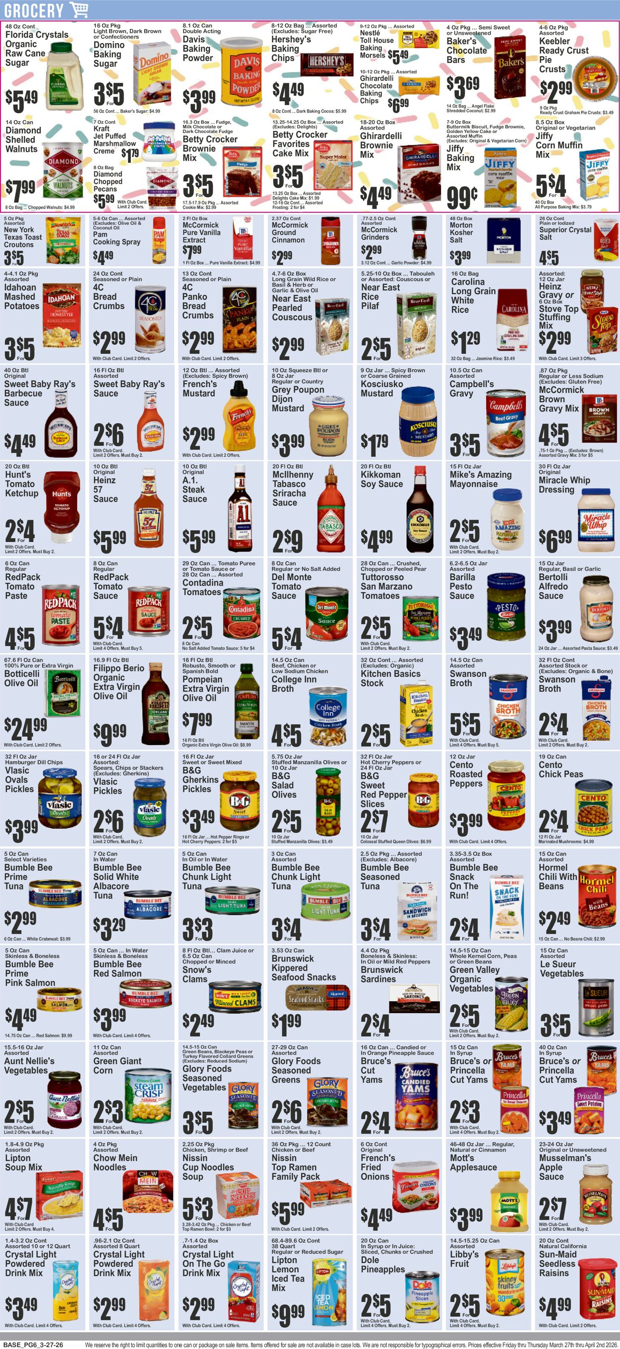 Catalogue Key Food from 03/27/2026