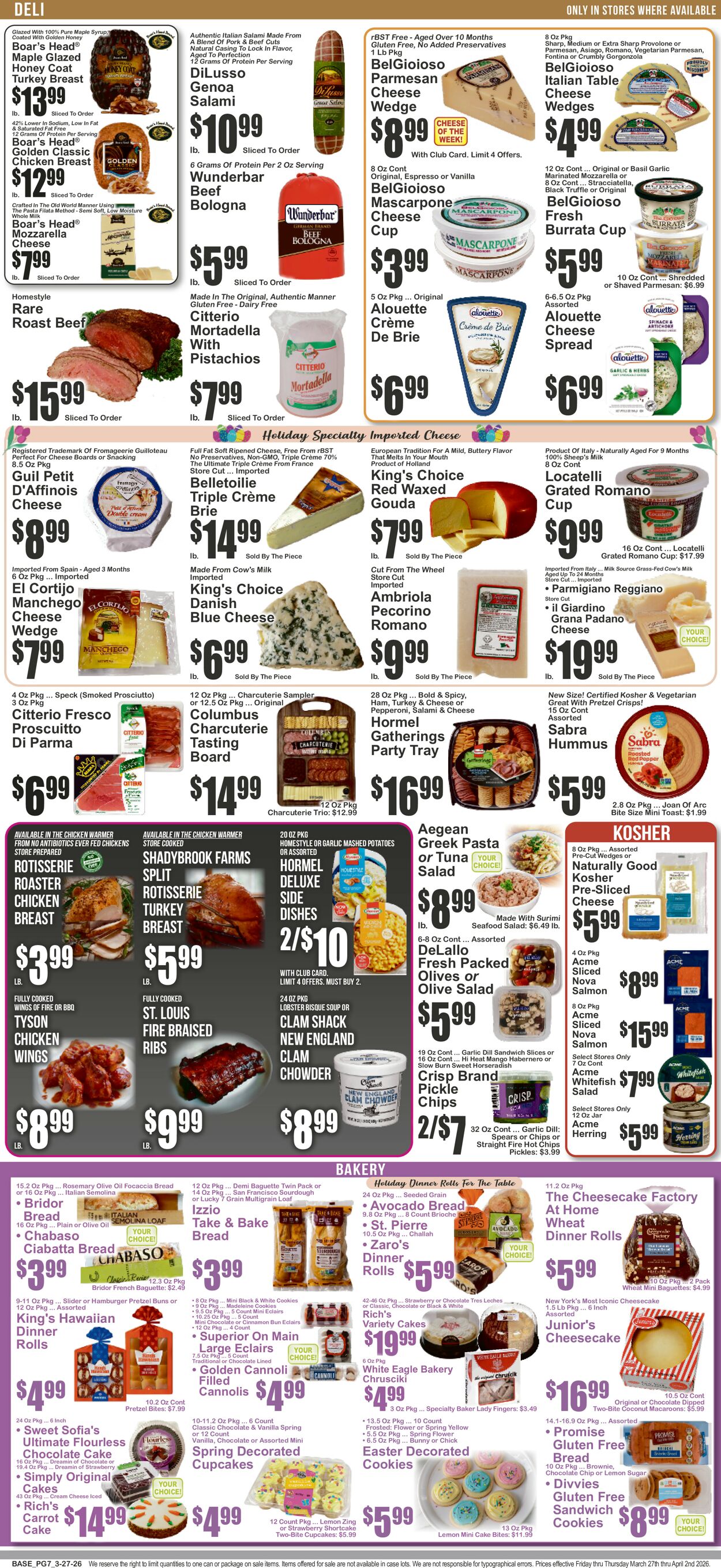 Catalogue Key Food from 03/27/2026