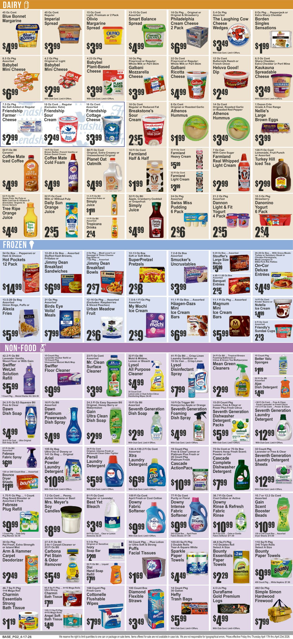 Catalogue Key Food from 04/17/2026