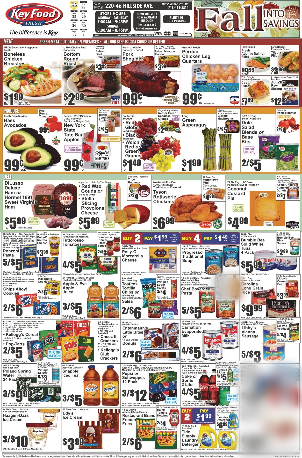 Catalogue Key Food from 09/25/2020