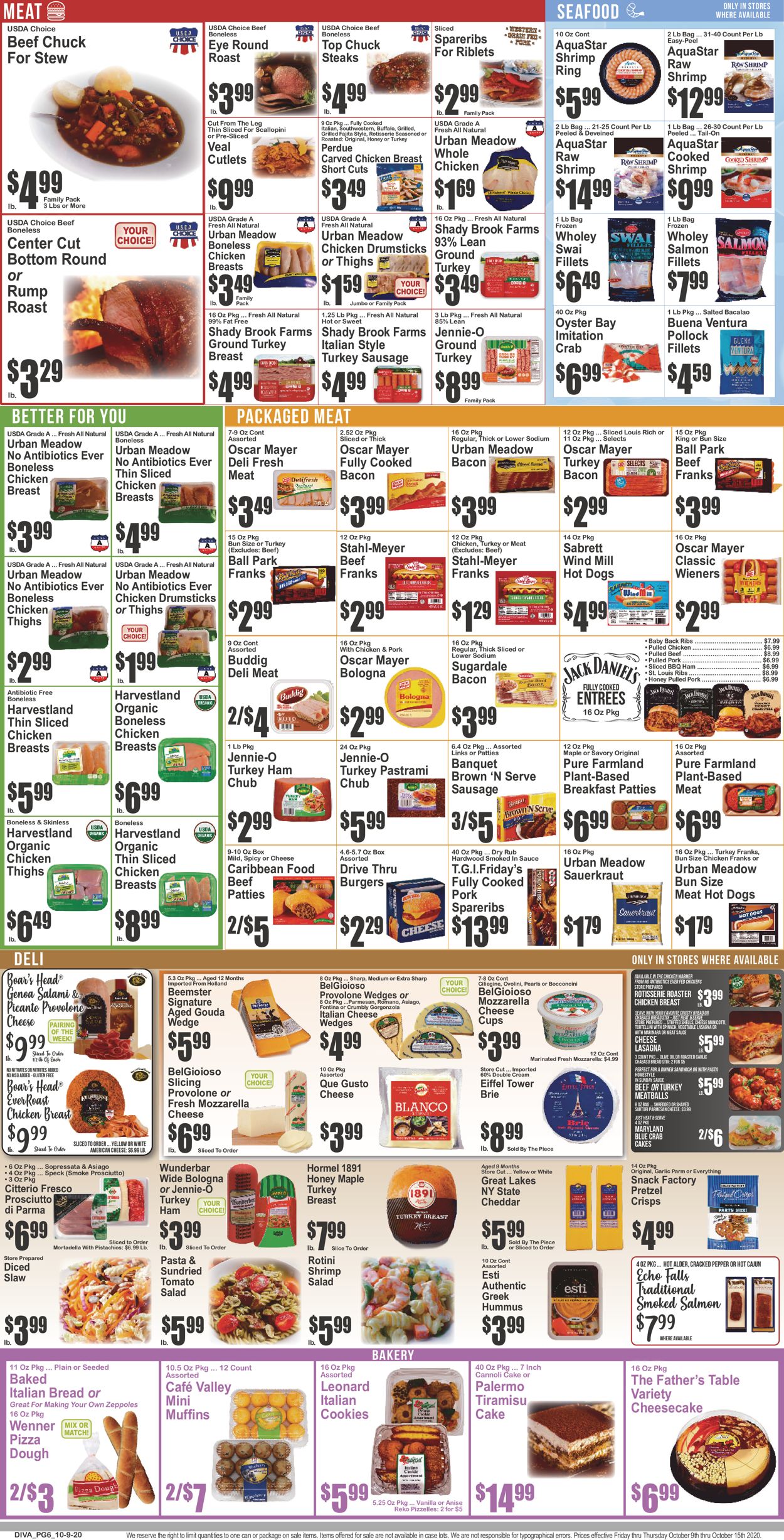 Catalogue Key Food from 10/09/2020