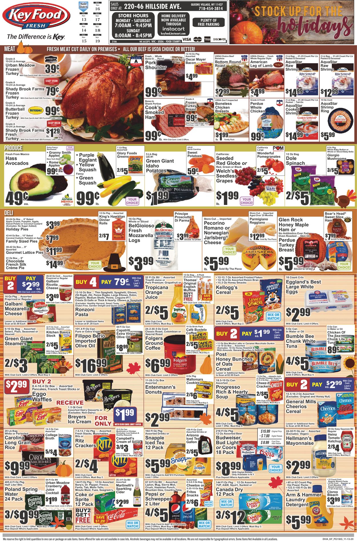 Catalogue Key Food from 11/13/2020