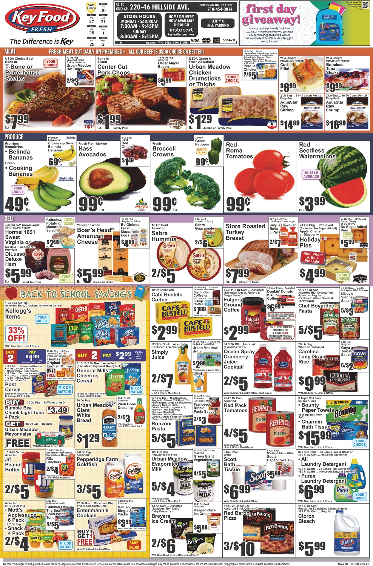 Catalogue Key Food from 08/27/2021