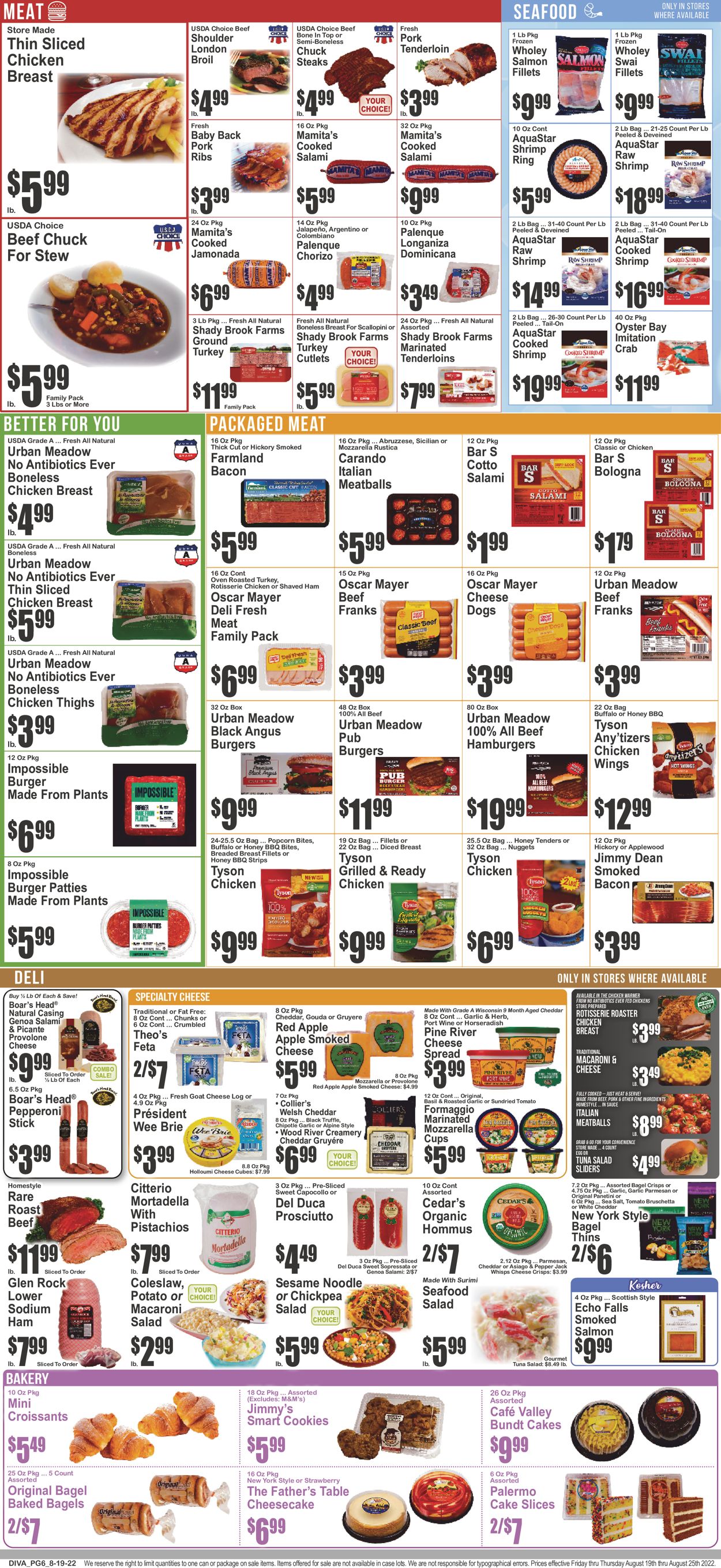 Catalogue Key Food from 08/19/2022