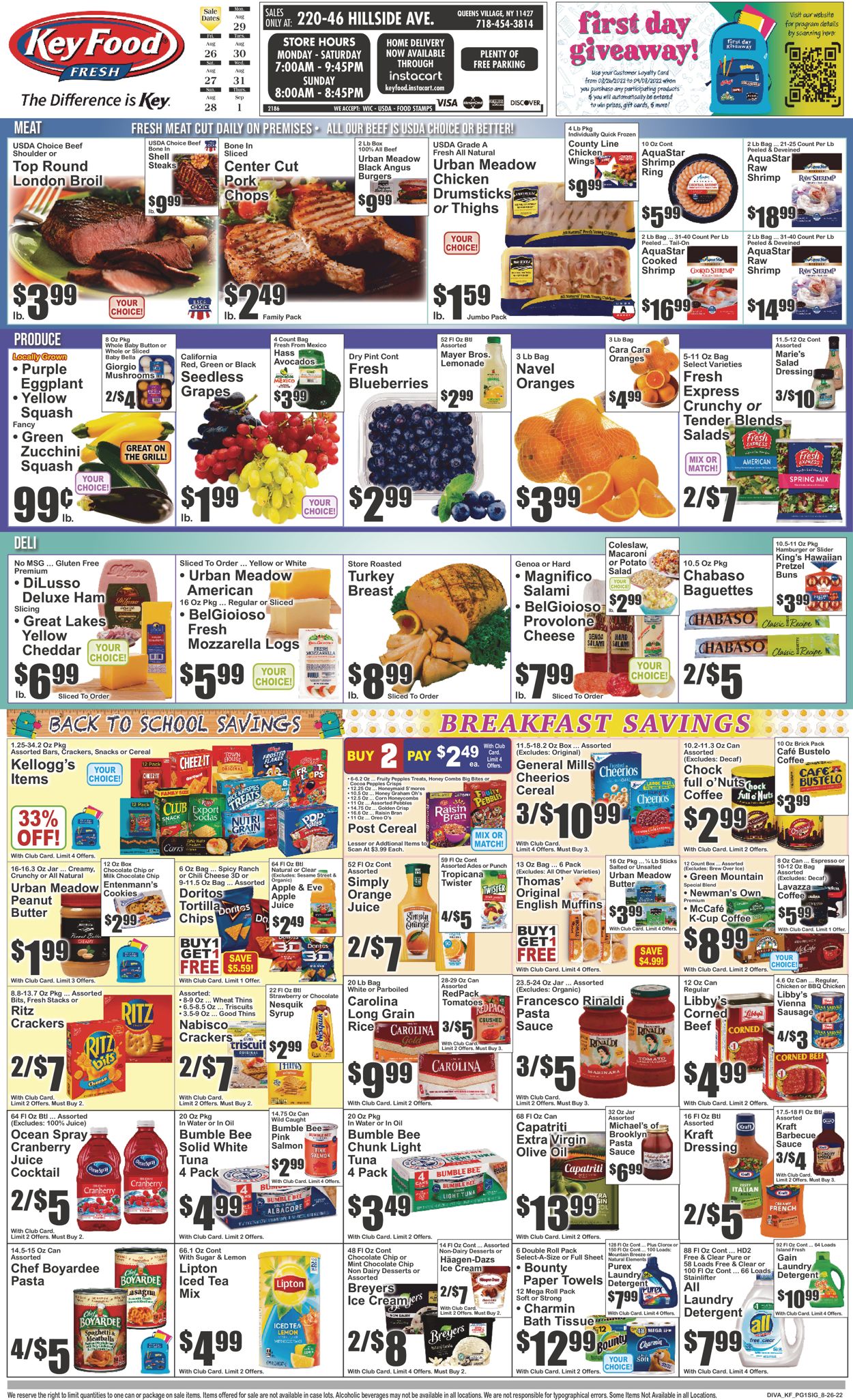 Catalogue Key Food from 08/26/2022