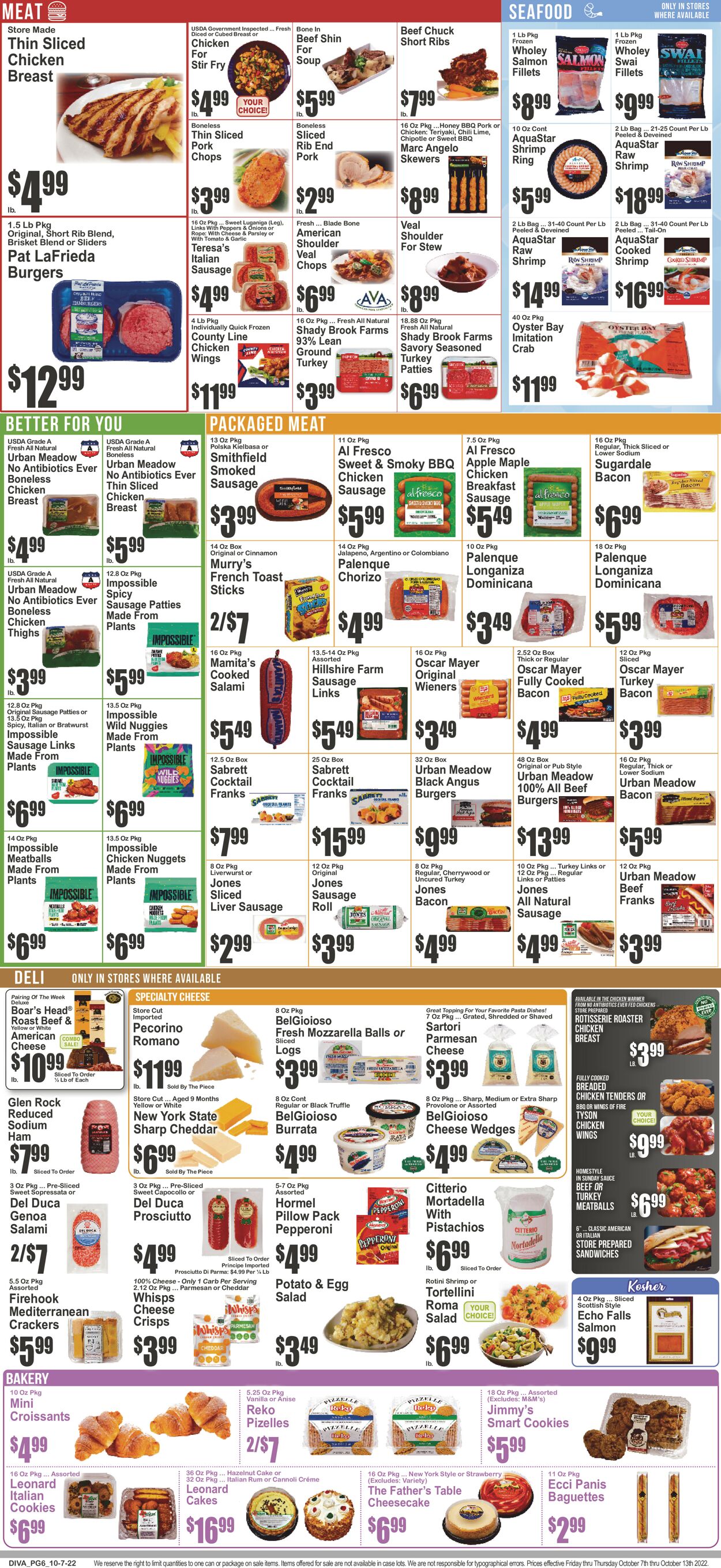Catalogue Key Food from 10/07/2022