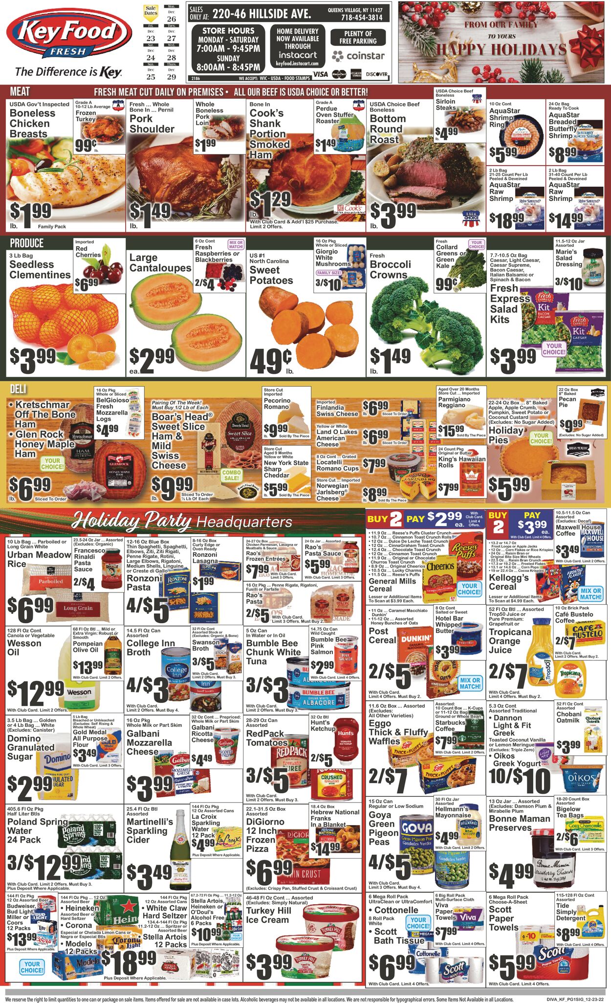 Catalogue Key Food from 12/23/2022