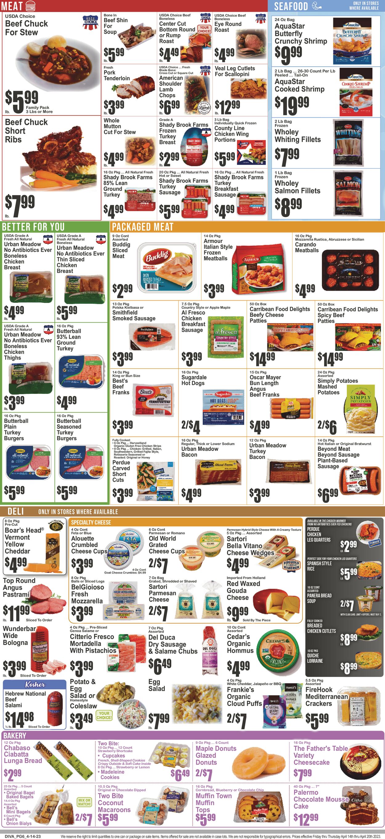 Catalogue Key Food from 04/14/2023