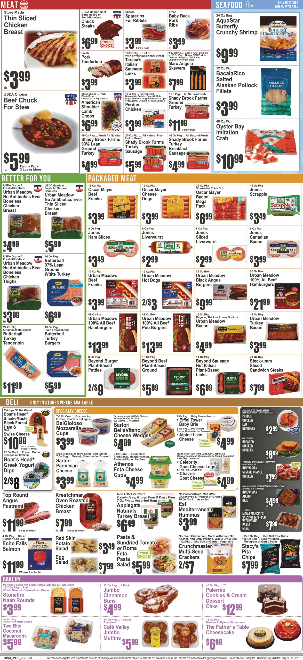 Catalogue Key Food from 07/28/2023