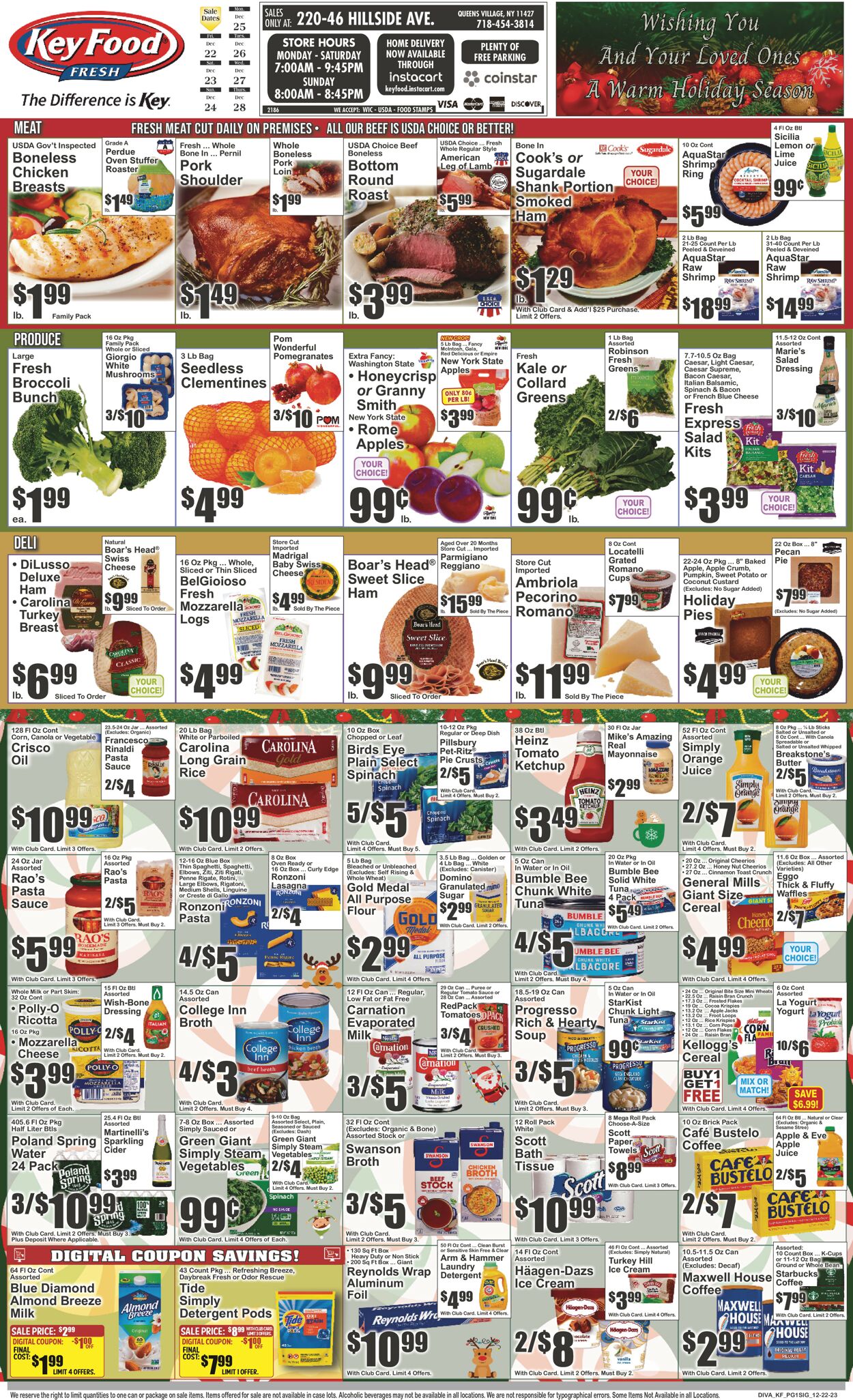 Catalogue Key Food from 12/22/2023