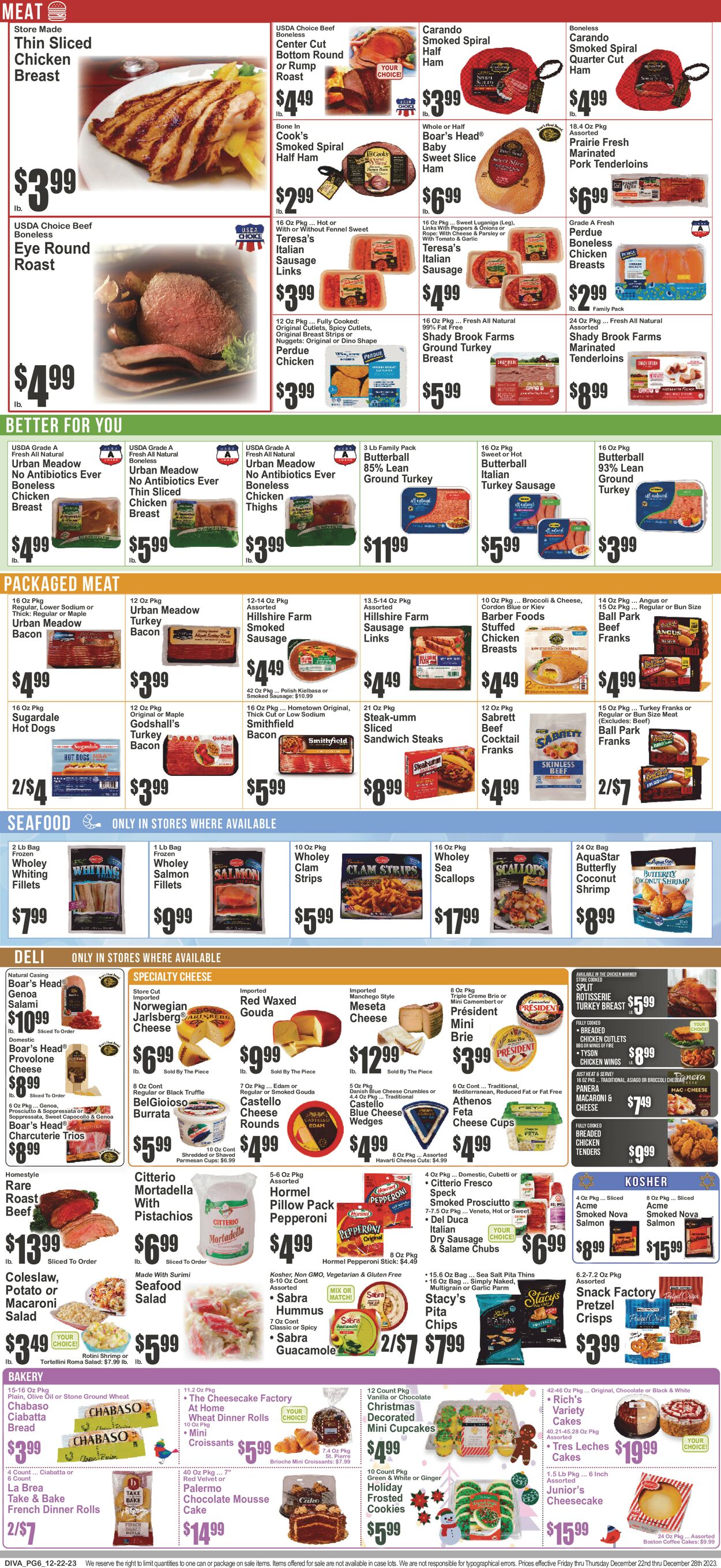 Catalogue Key Food from 12/22/2023