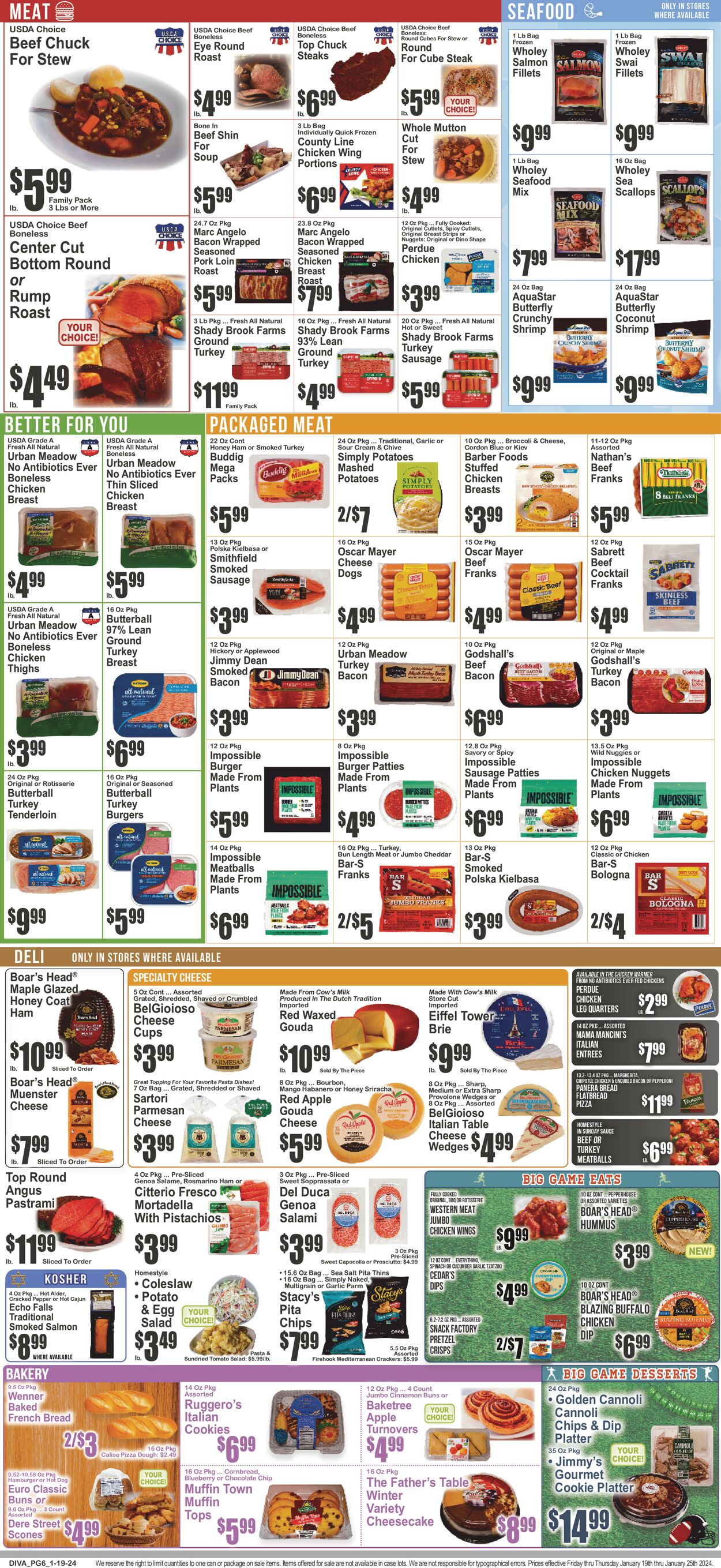 Catalogue Key Food from 01/19/2024