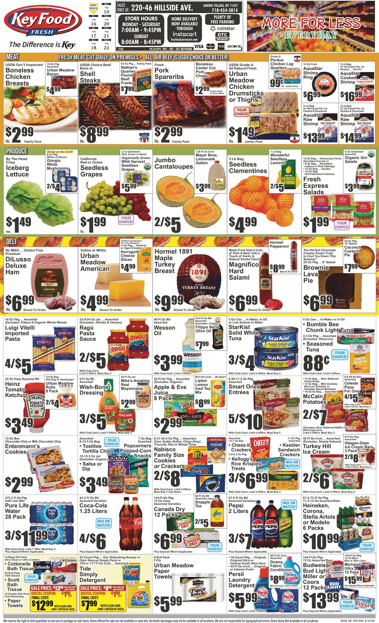 Catalogue Key Food from 08/16/2024