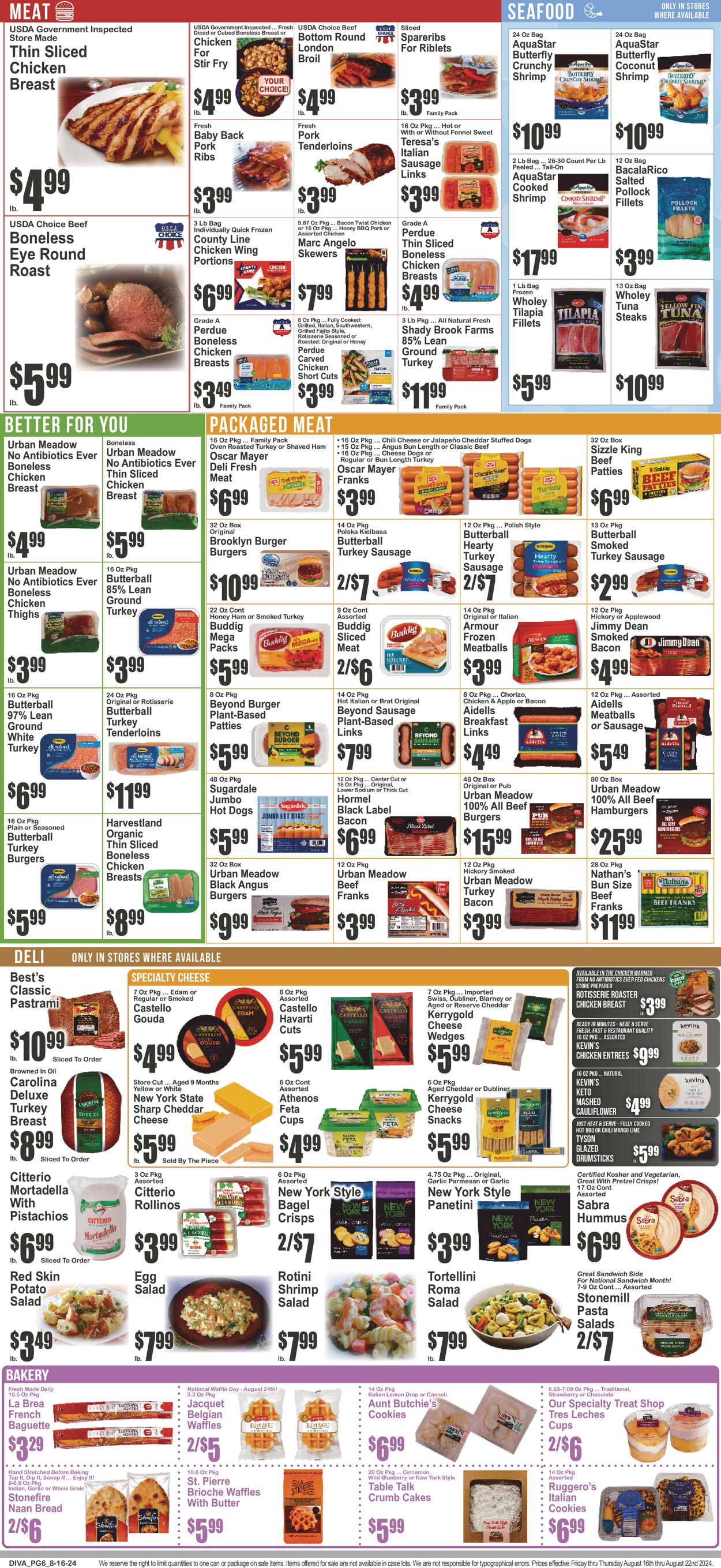 Catalogue Key Food from 08/16/2024